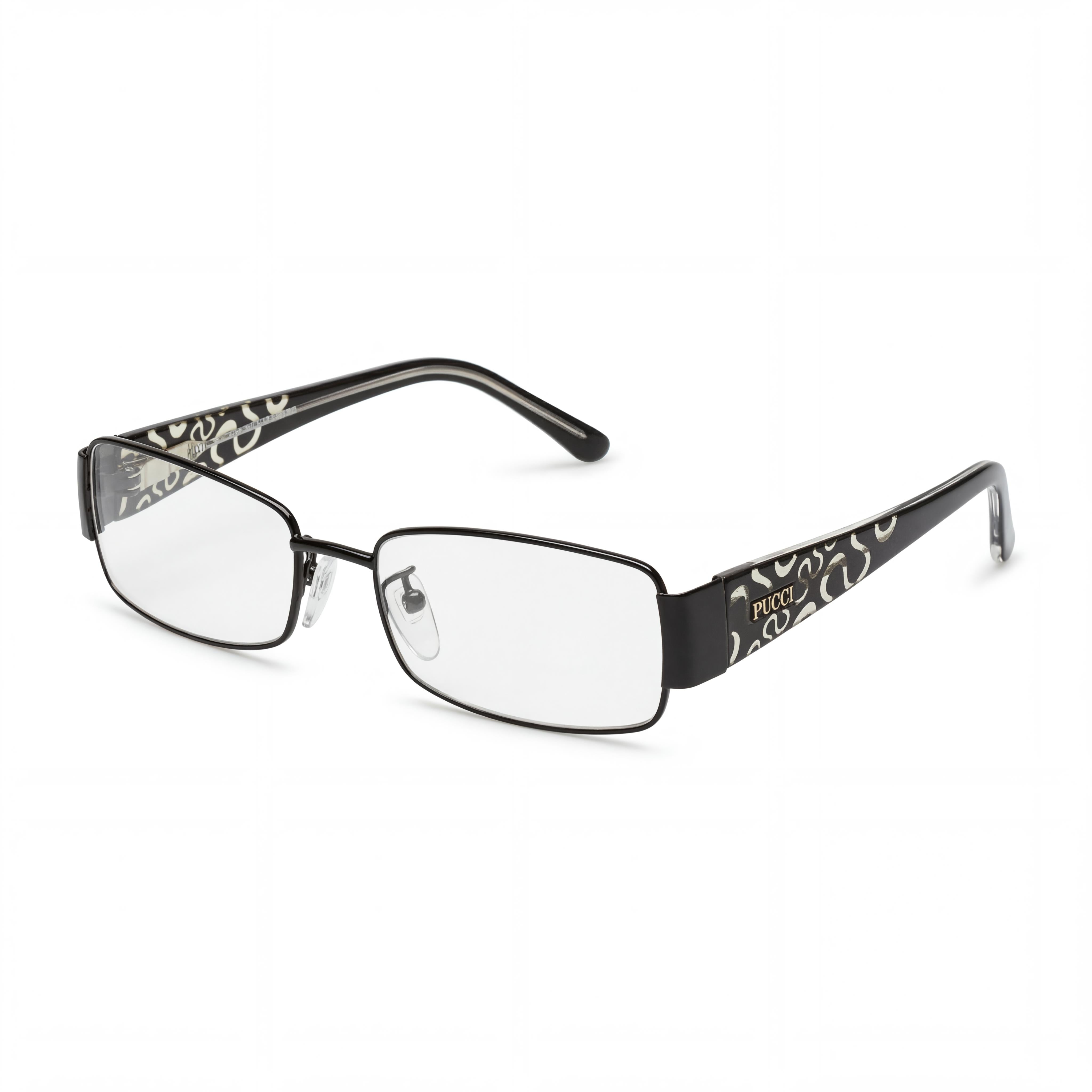 Emilio Pucci EP2135 Unisex Optical Frames with Non- Composite Demo Lenses in Ebony 53-17-130, Photo 1