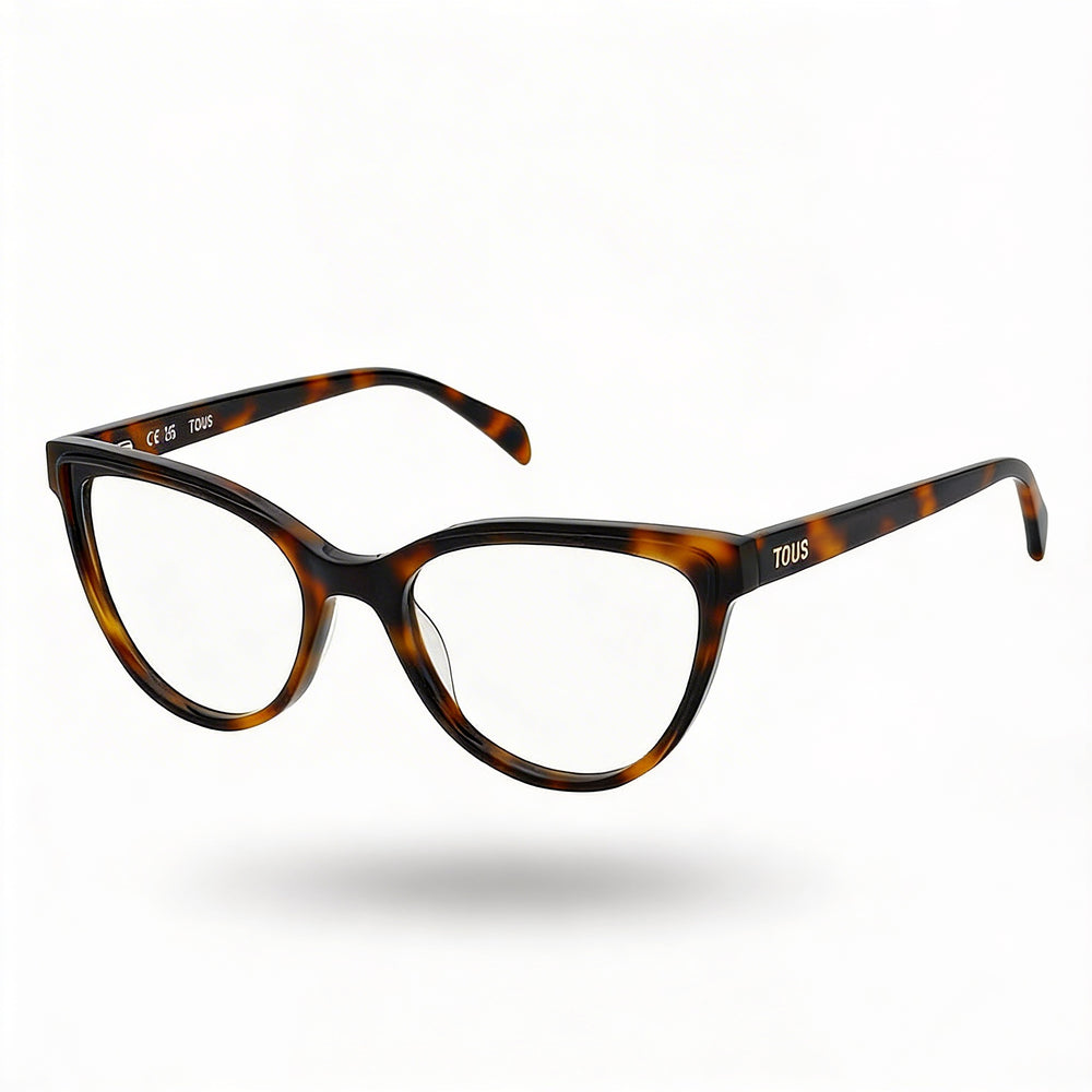 TOUS Casual Women's Shiny Full Cream Acetate Eyeglasses 53mm