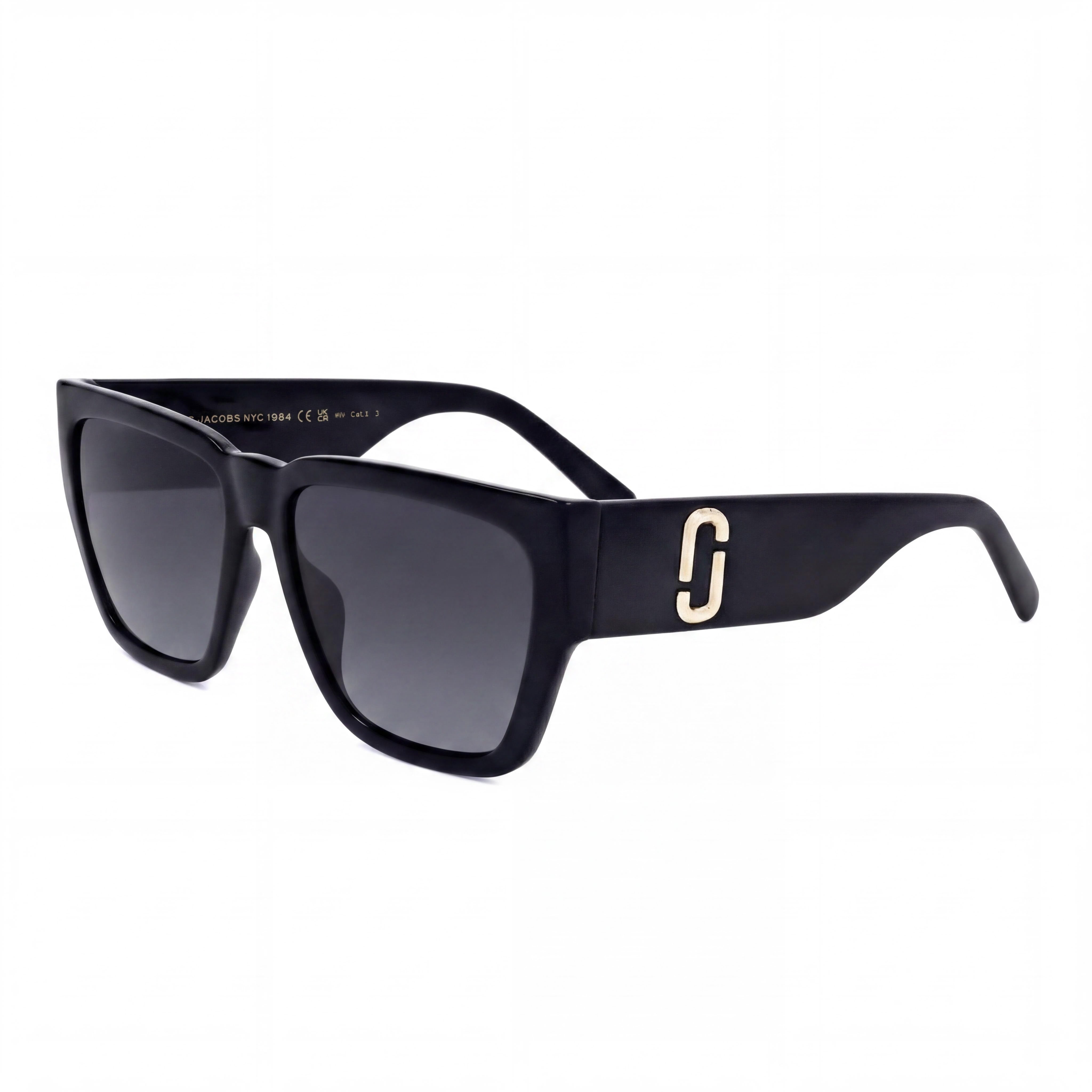 Gafas de sol Marc Jacobs Modern para mujer, montura de acetato gris y negro, no polarizadas, con protección UV 400, 57 mm, Photo 1