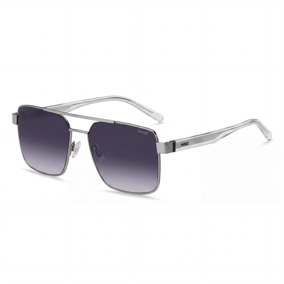 HUGO Hg 1313/S Rectangular para mujer Mate rutenio CELULOSA Ligero Plegable 56mm, Photo 1