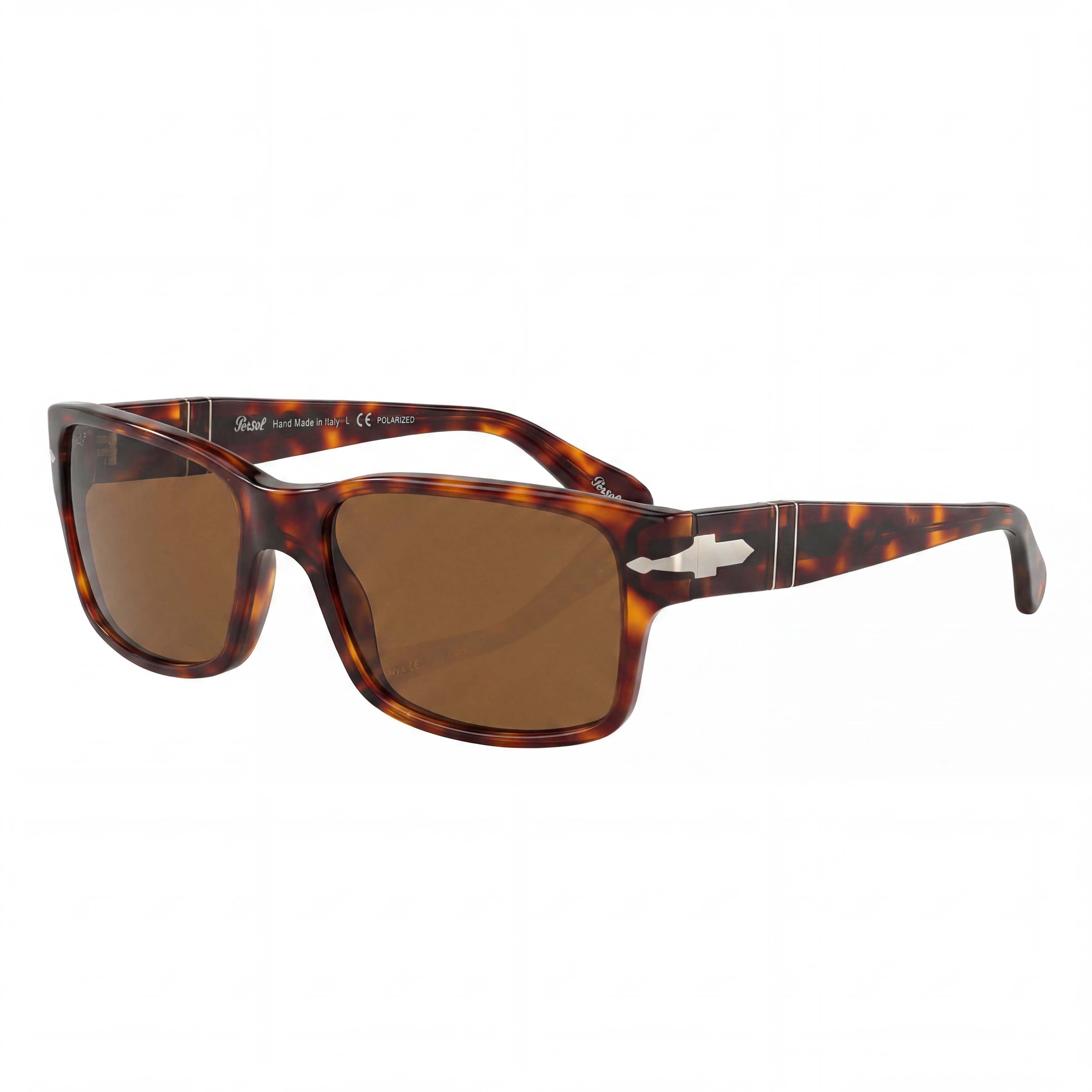 Gafas de sol unisex Persol Po2803s de acetato Havana marrón, polarizadas, antirreflectantes y con protección UV, 58 mm, Photo 1