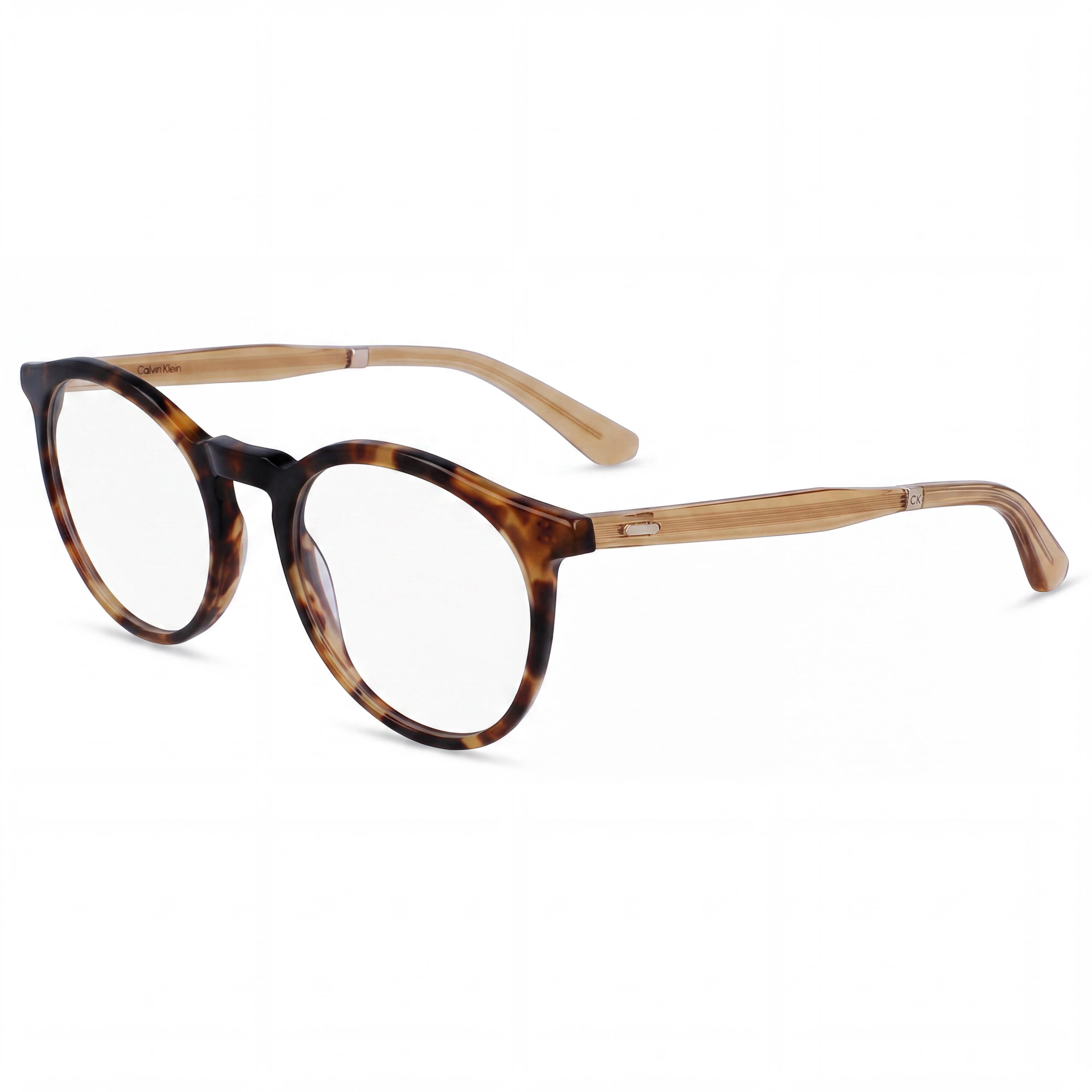 Gafas unisex Calvin Klein Ck23515 con montura metálica y lentes de policarbonato en color Habana, 50 mm, Photo 1