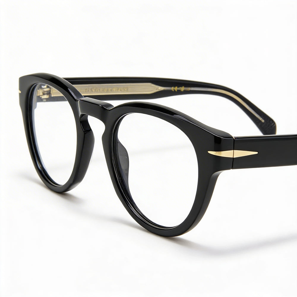 Gafas de sol David Beckham Db 7114 para hombre, estilo moderno, con montura de acetato negro y lentes negras, ancho de lente de 48 mm.