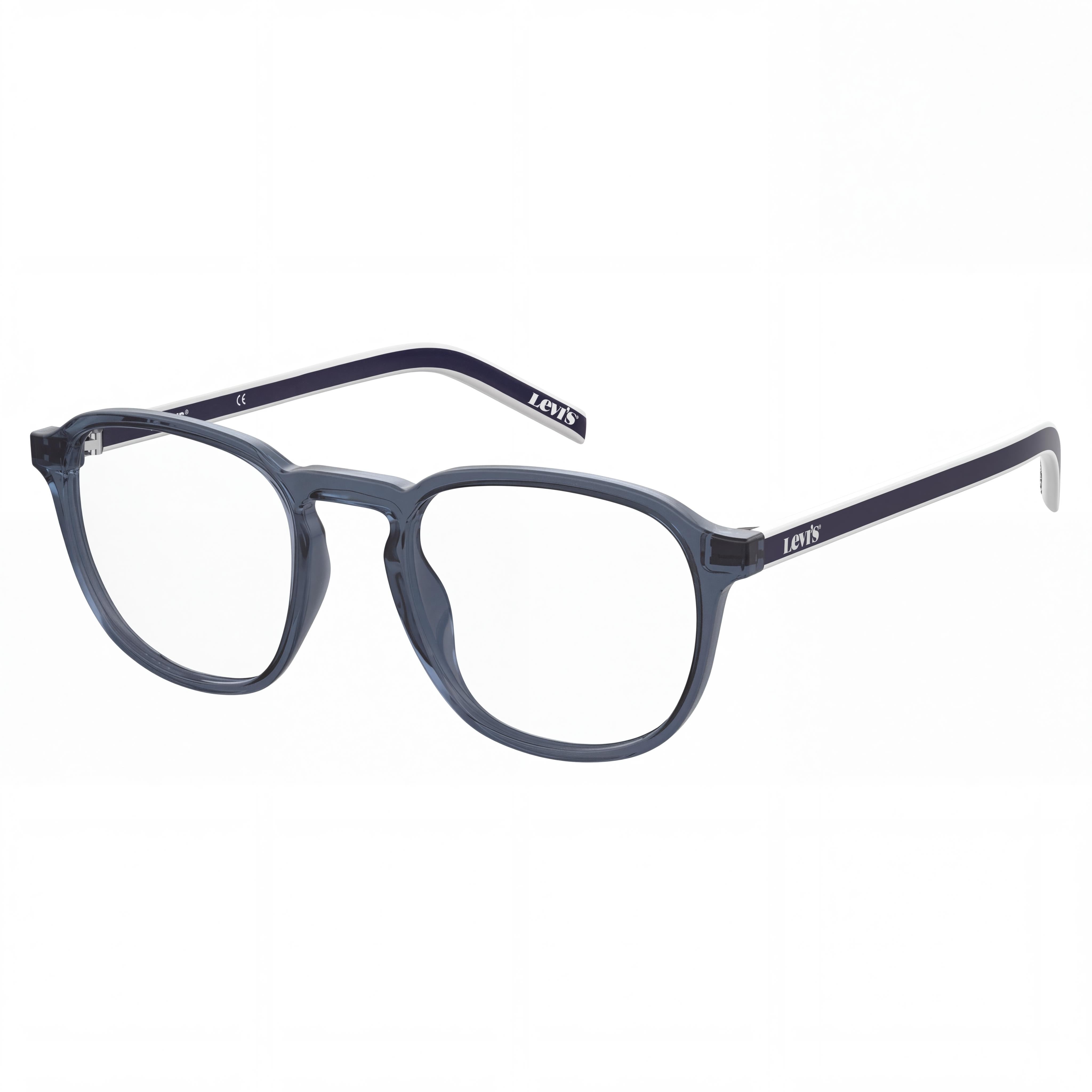 Levi's Lv 1024 Women's Blue Plastic Prescription Eyeglasses Frame 50, Photo 1