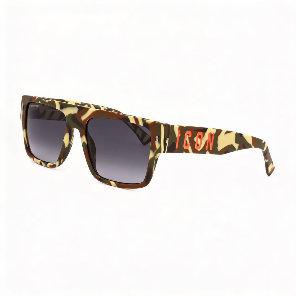 DSQUARED2 Icon 0003/S Unisex Camo Plastic UV Protection Sunglasses 56-18-145