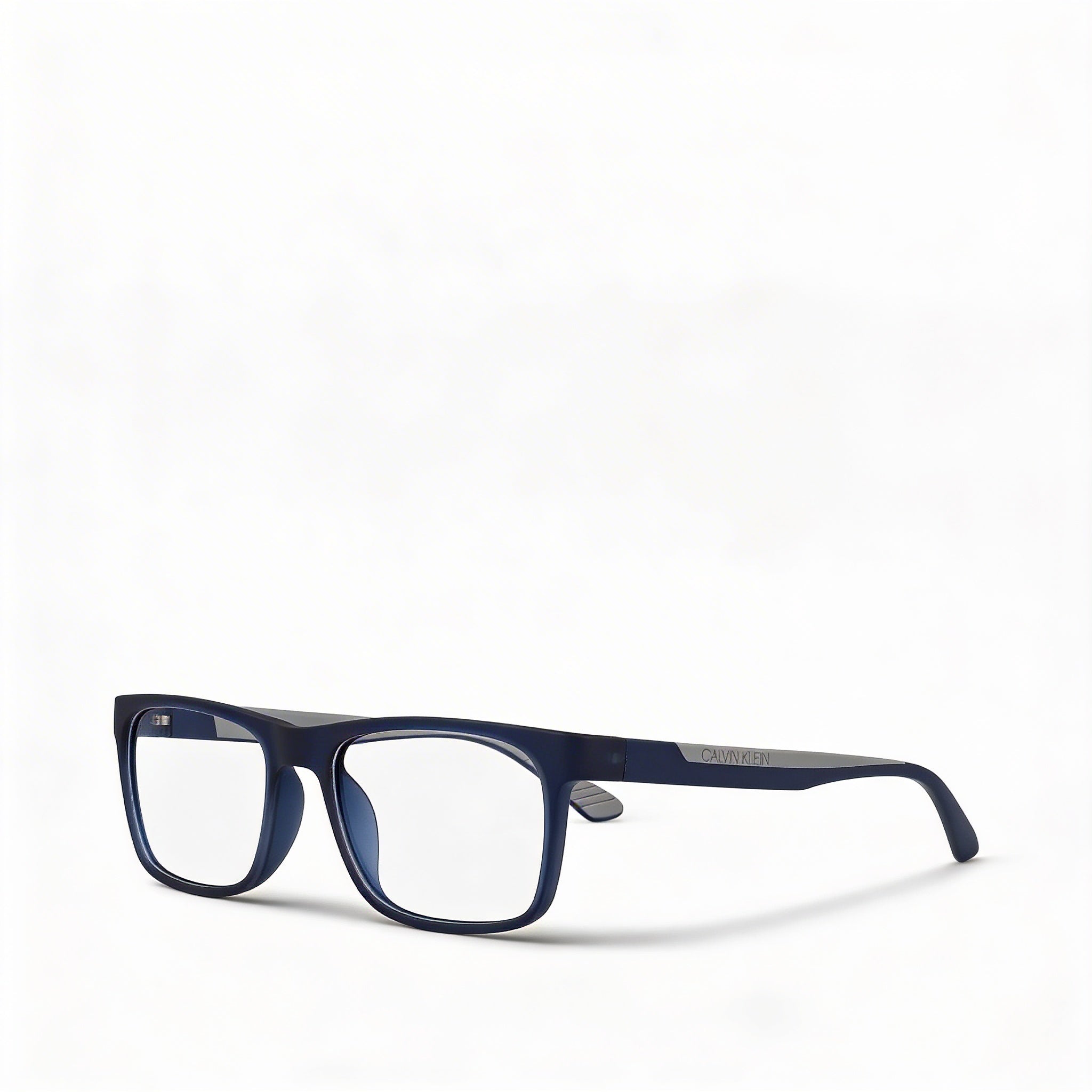 Calvin Klein CK20535 Men's Plastic Square Non- Eyeglasses Matte Crystal Navy 52mm, Photo 1