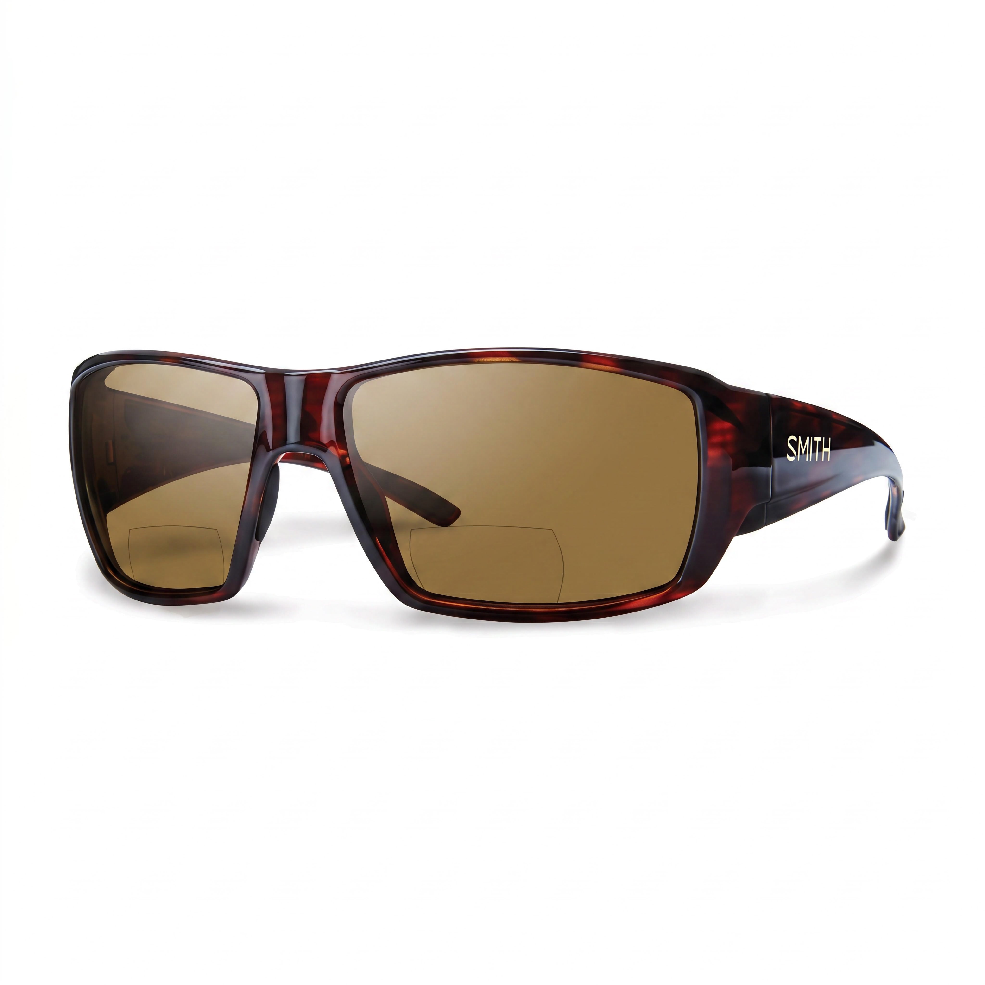 Gafas bifocales unisex polarizadas SMITH Guide's Choice +2.50, lentes marrones, montura Havana mate Evolve de 61 mm, protección UV, Photo 1