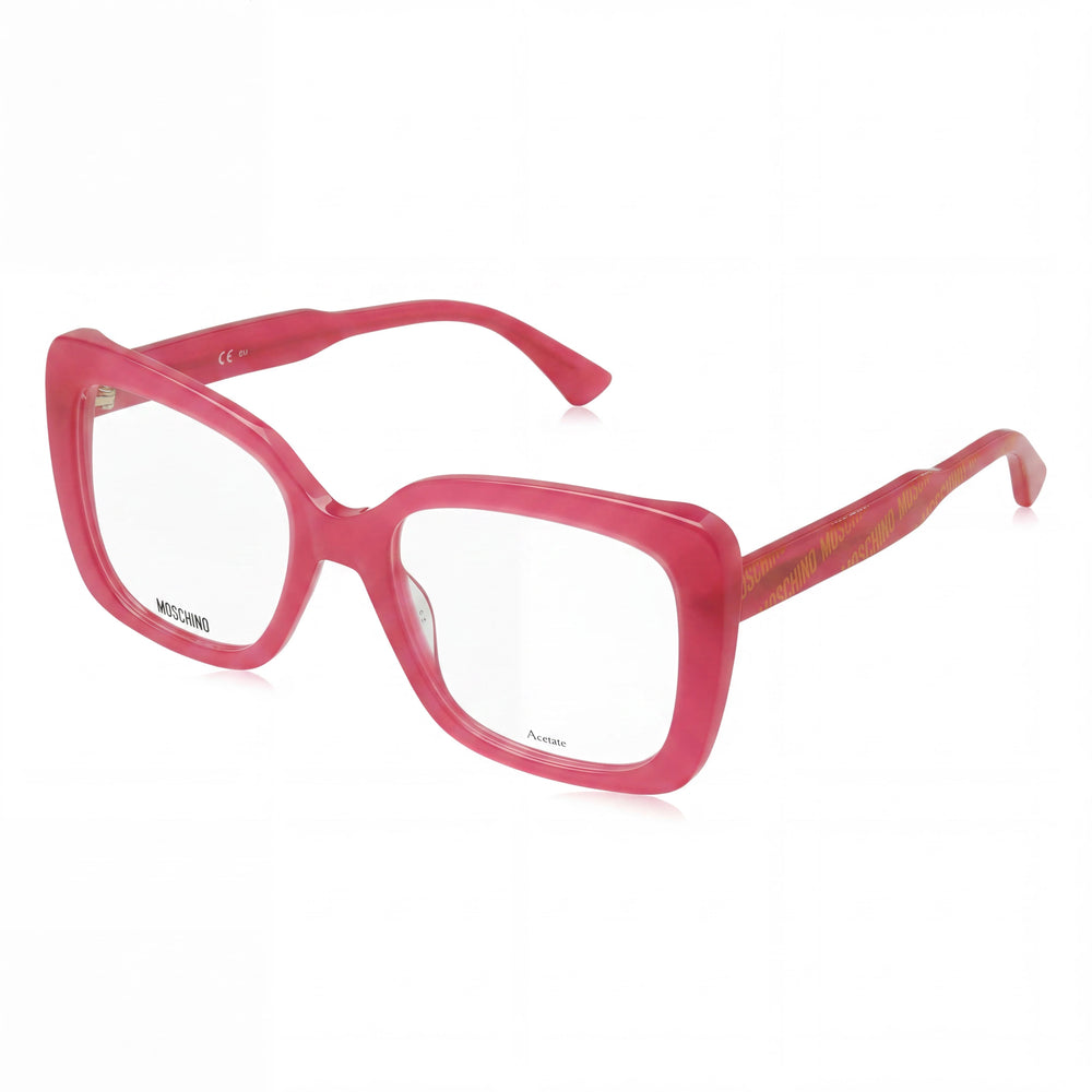 Gafas Moschino Modernas de Acetato Fucsia para Mujer - Lente 52mm, Puente 19mm, Patilla 140mm