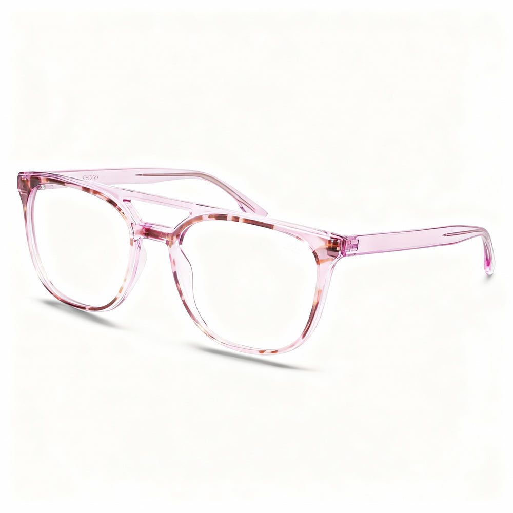 MCALLISTER Mc4533 Men's Metal Purple Tortoise Optical Frames with Clear Demo Lenses 55-18-140