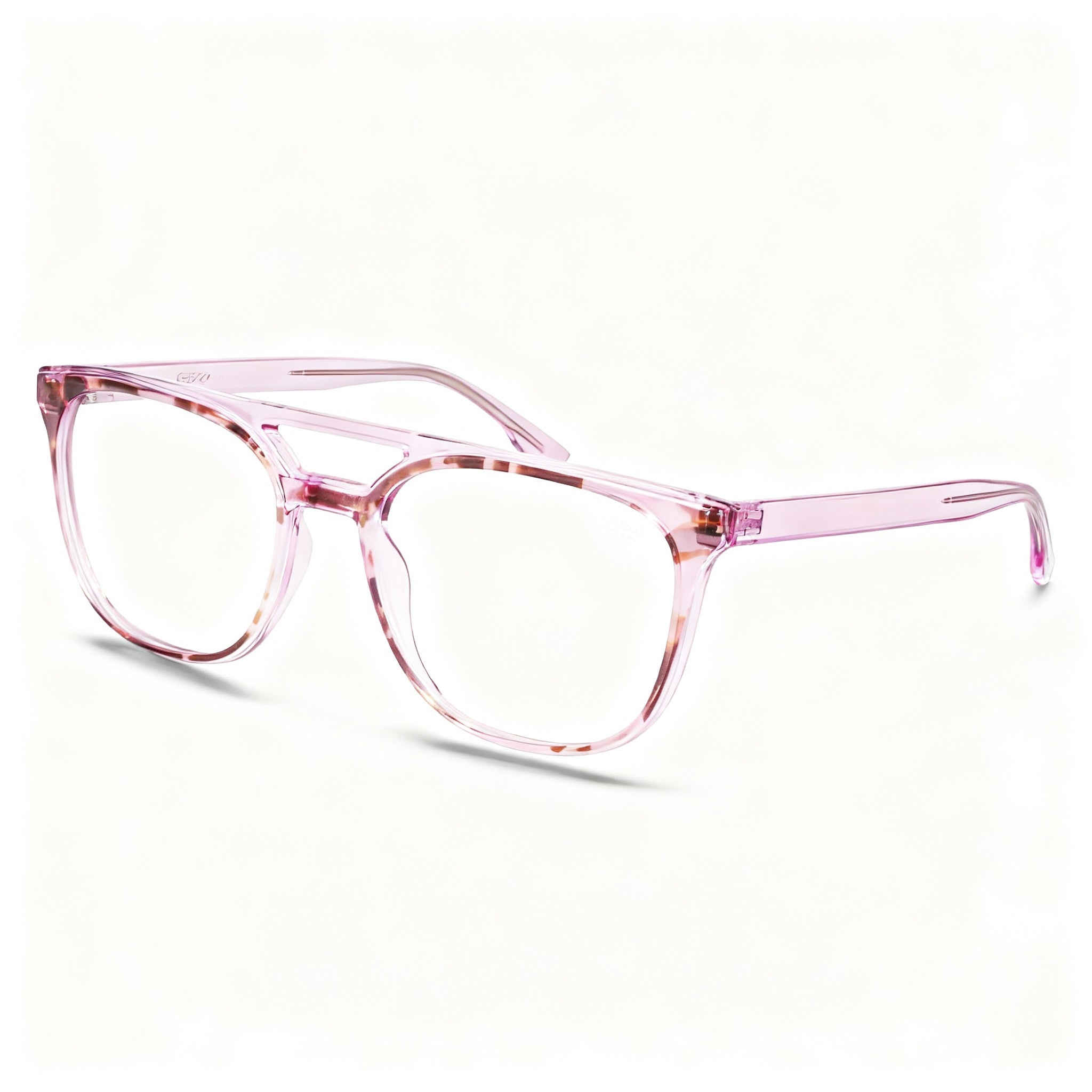 MCALLISTER Mc4533 Men's Metal Purple Tortoise Optical Frames with Clear Demo Lenses 55-18-140
