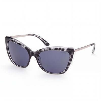 GUESS Women's BUTTERFLY Metal Pink Gradient Bordeaux Frame Pink Lens UV Protected Sunglasses 59mm