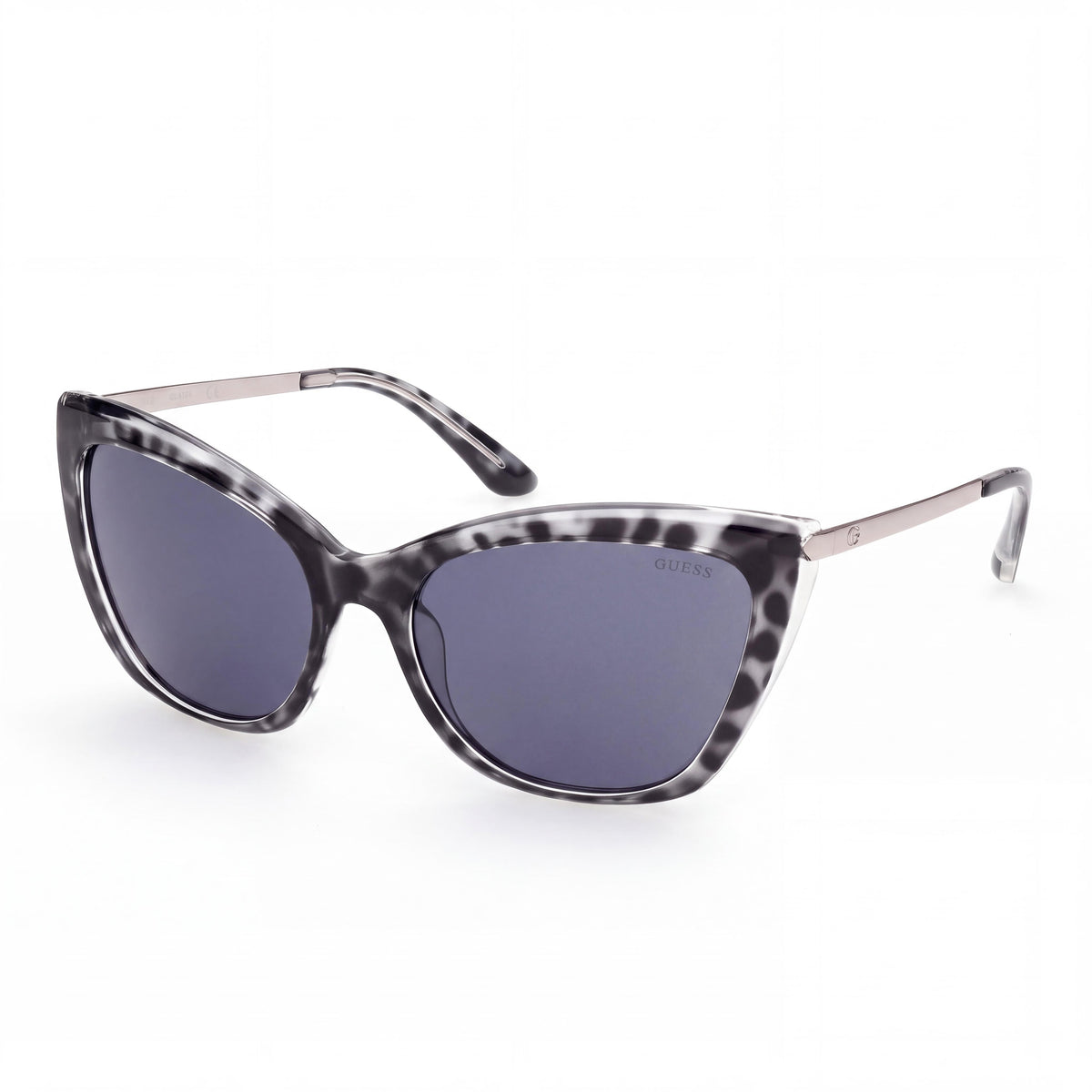 GUESS Women's BUTTERFLY Metal Pink Gradient Bordeaux Frame Pink Lens UV Protected Sunglasses 59mm, Photo 1