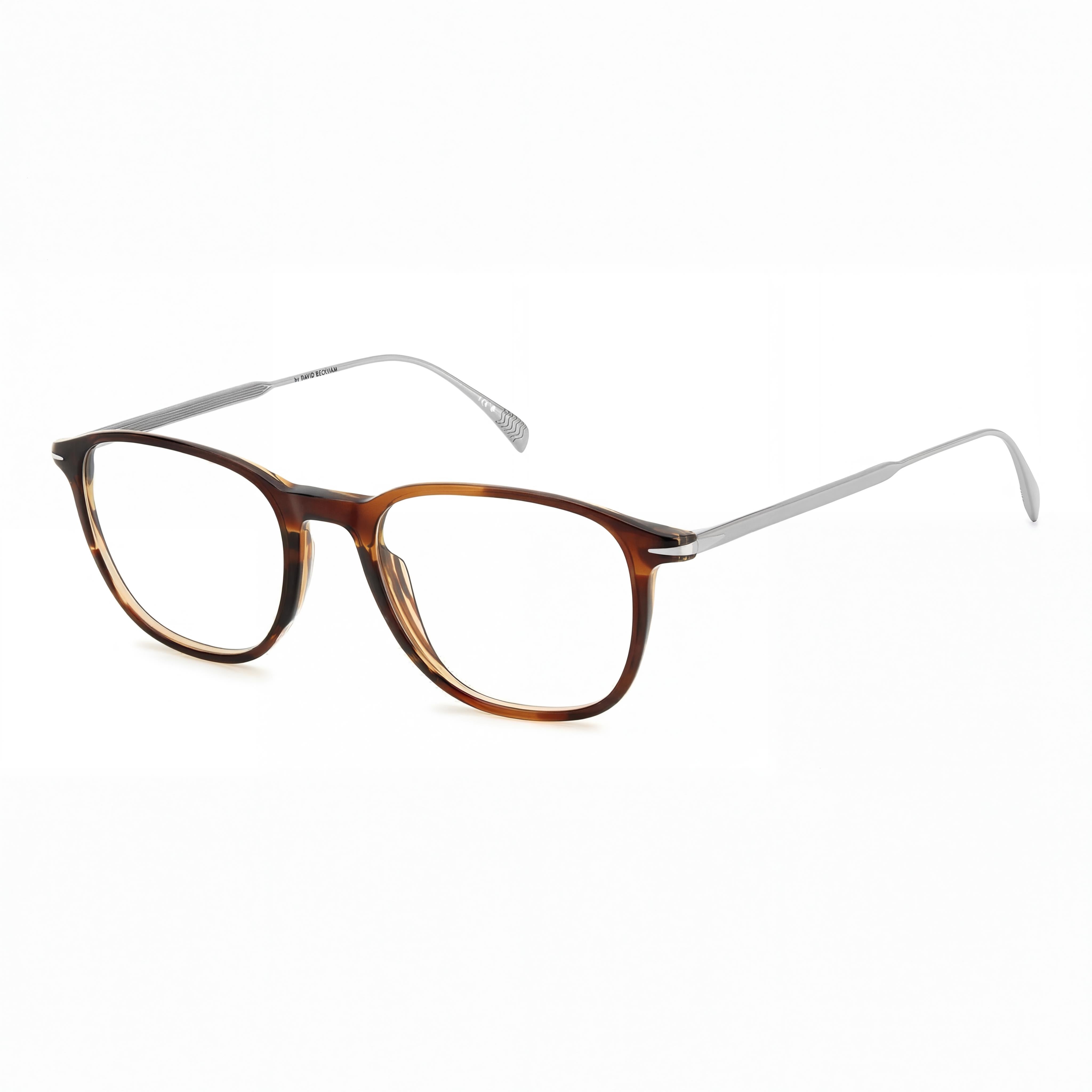 Gafas David Beckham DB 1148 para hombre, informales, de acetato ligero, color cuerno de ciervo/rutenio, con lentes de demostración, 51-19-150, Photo 1