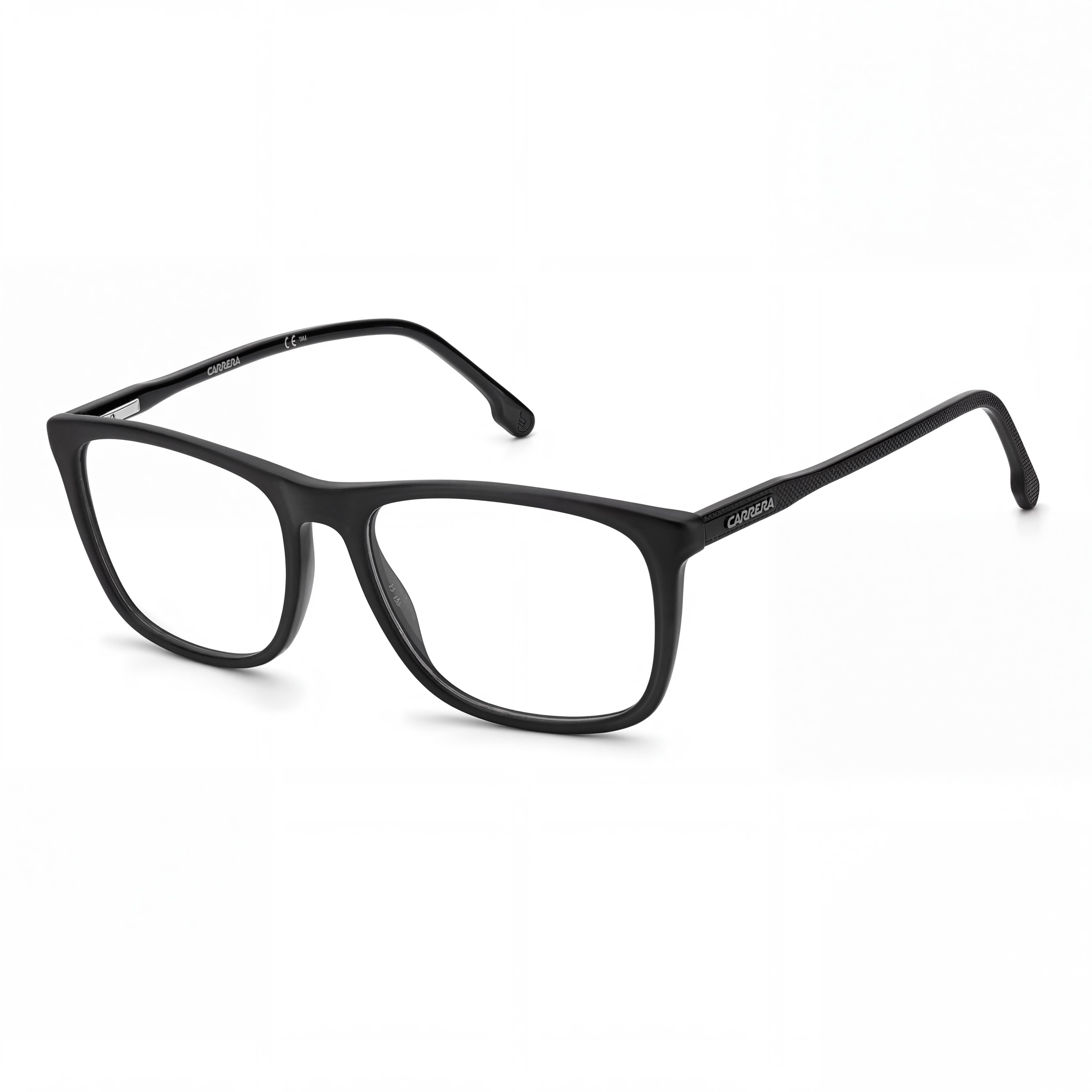 Carrera 263 Unisex Matt Black Plastic Frame Non Eyewear, 55mm Lens Width, 17mm Bridge, 145mm Temple, Photo 1