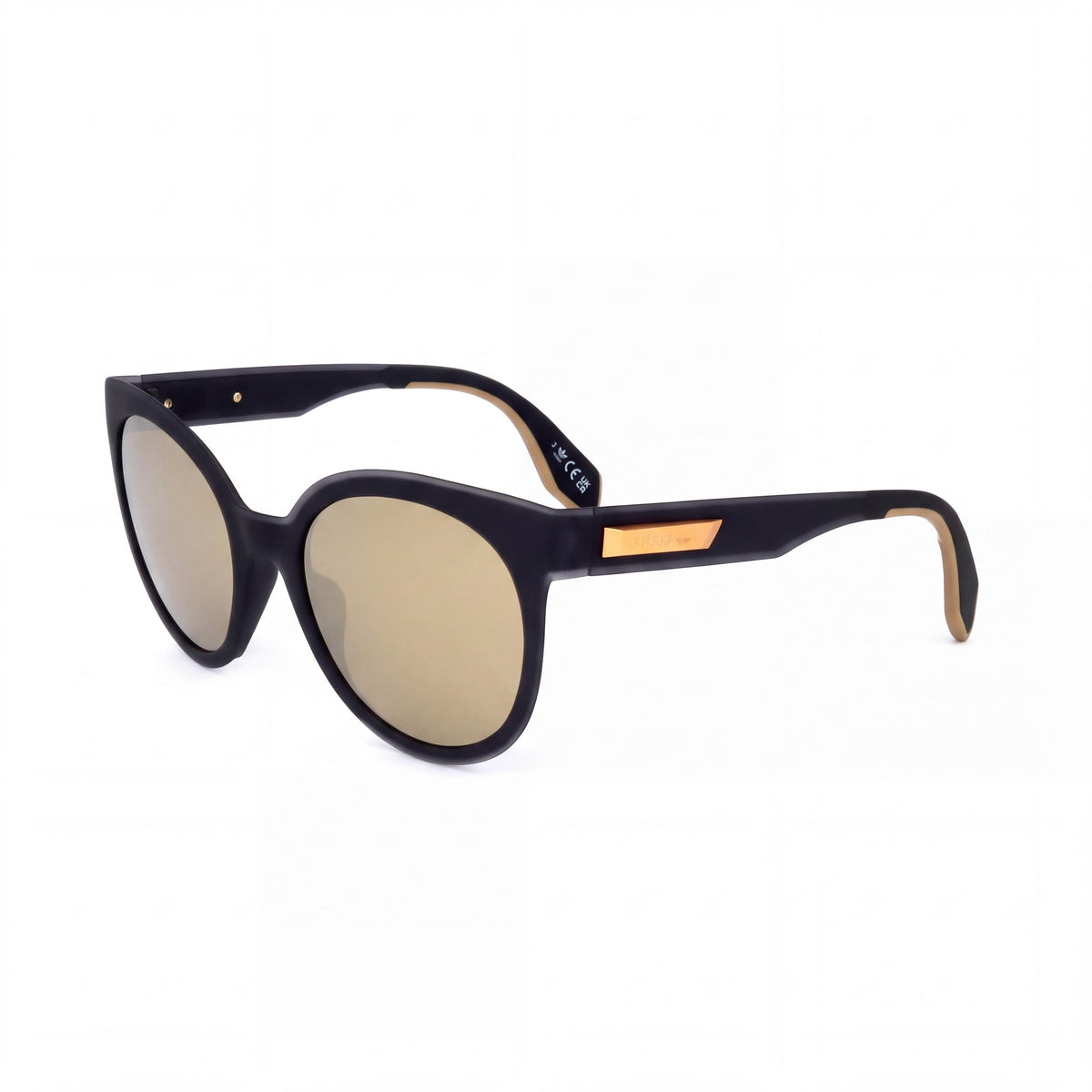 adidas Originals Casual Women's Sunglasses with Grey INJECTED Frame and Brown Mirror Lenses 52/20/140, Photo 1