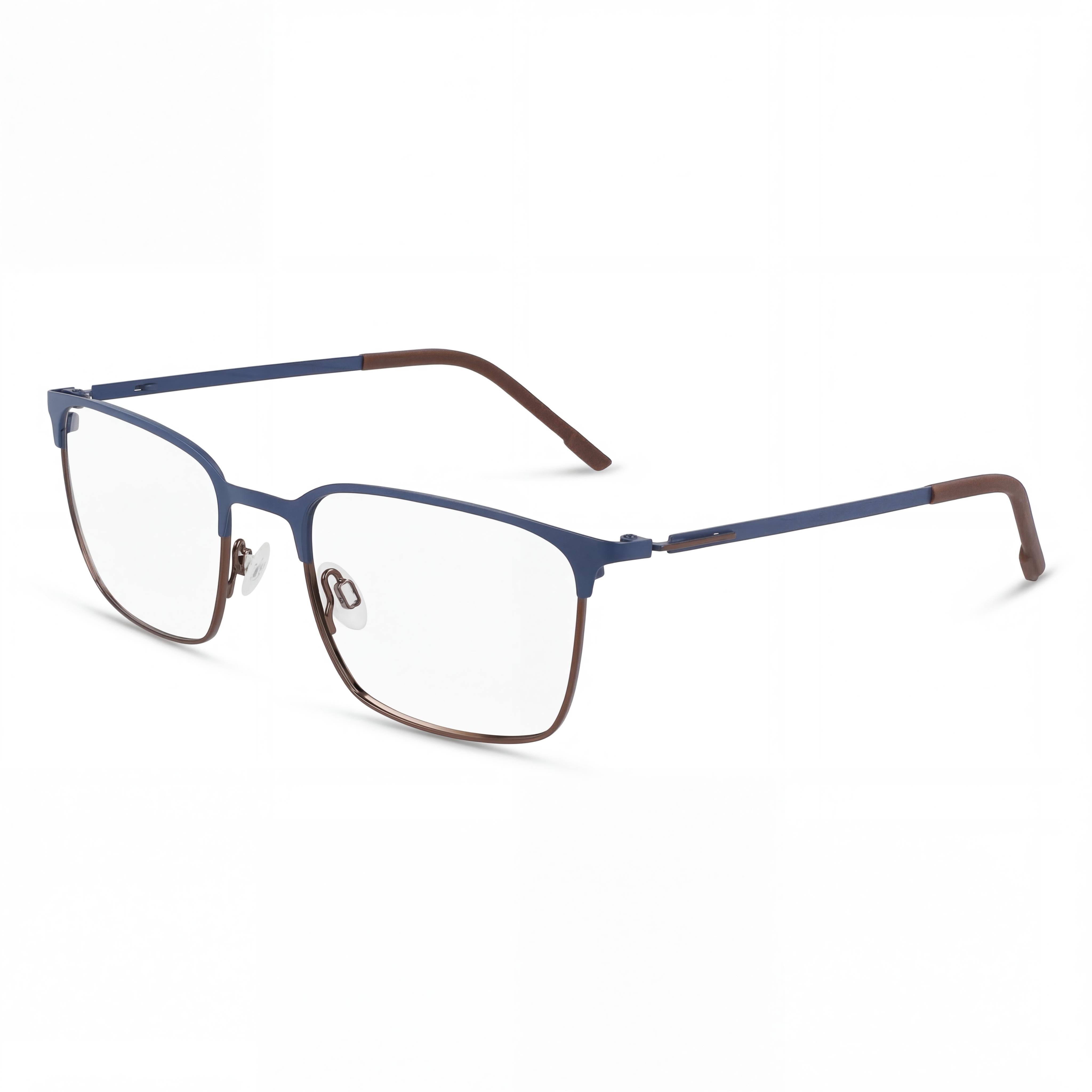 Flexon E1140 Unisex Metal Azul Mate Stargazer/Café 54mm, Photo 1