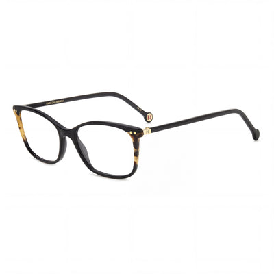 Carolina Herrera Her 0246 Gafas de sol de acetato ligero sin polarizar para mujer, color negro habana, 53 mm