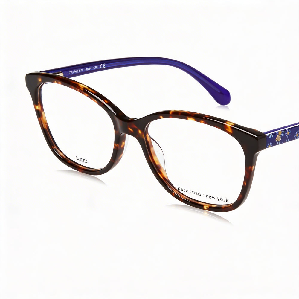 Gafas de sol Kate Spade New York Modern para mujer con montura de acetato color Habana y lentes de 46 mm de ancho