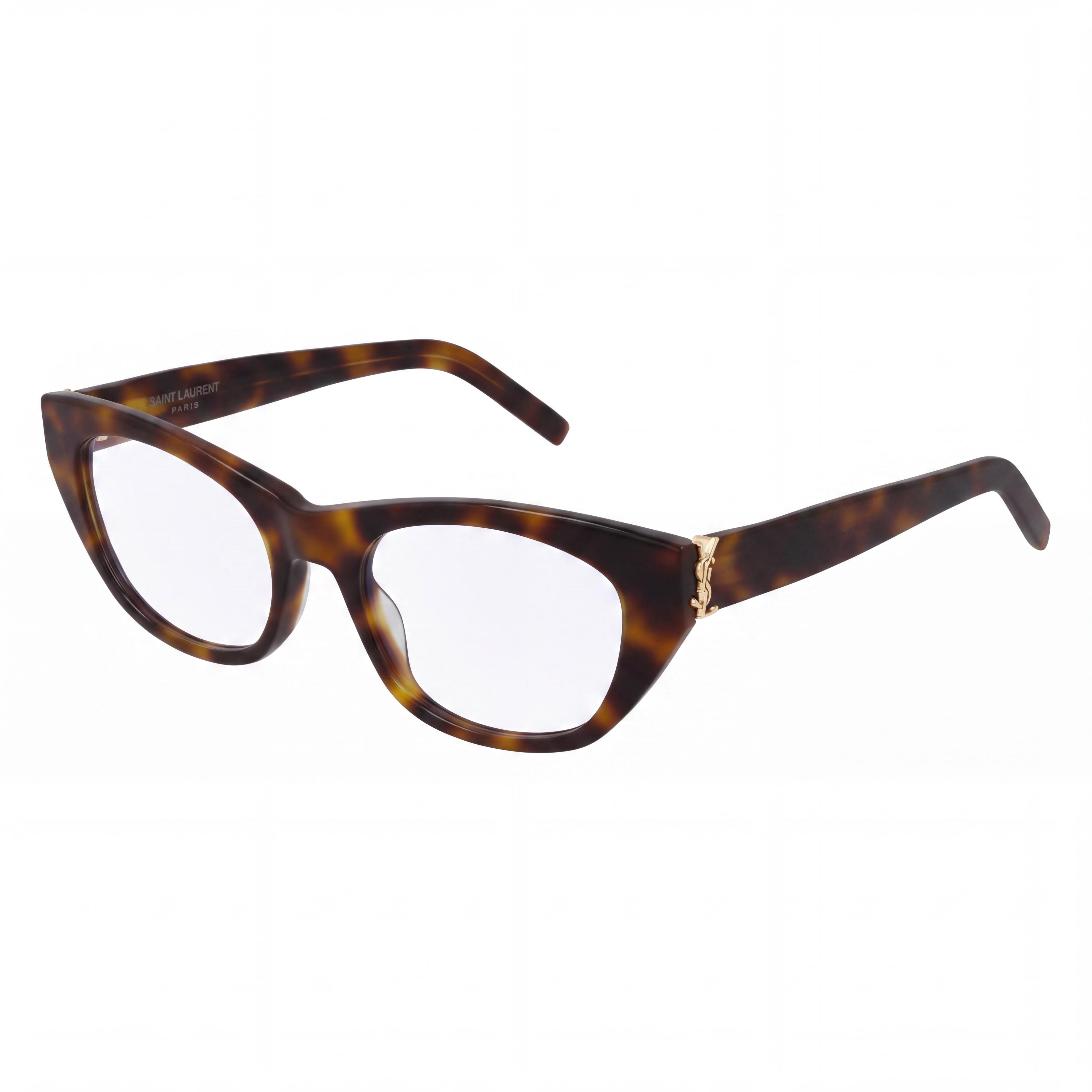 Yves Saint Laurent SL M80 Women's Sunglasses with Havana Frame and Unpolarized Lenses, Size 52-19-140, Photo 1