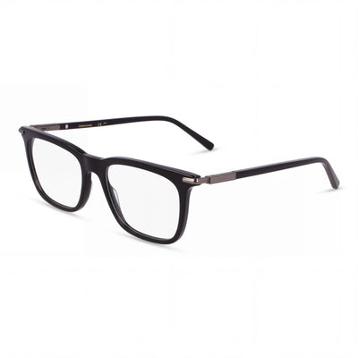 Gafas Ferragamo Casual para Hombre, Acetato Negro, No Polarizadas, 56mm