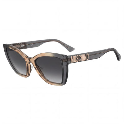Gafas de sol Moschino para hombre MOS155/S de acetato gris ocre con degradado gris oscuro y protección UV 55-18-140