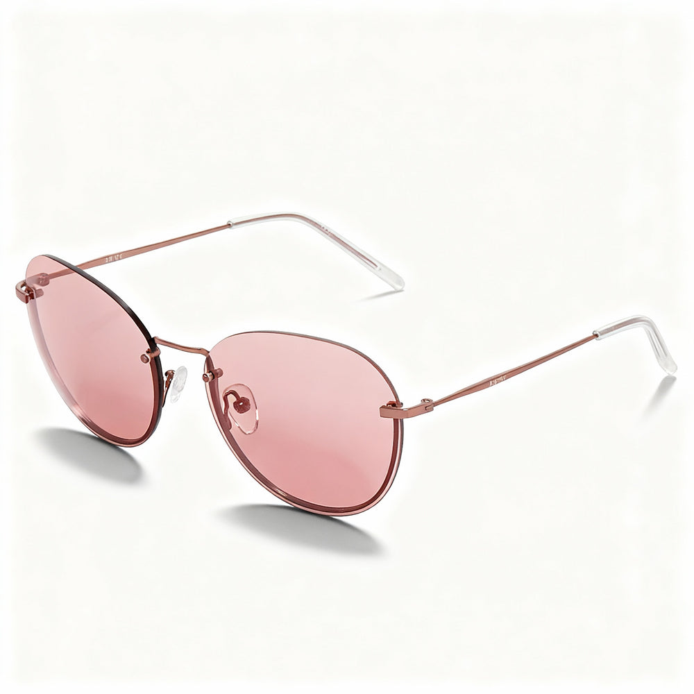DKNY Dk101s Women's Metal Mauve Frame Pink Non-Polarized UV Protection Sunglasses 59-16-135mm