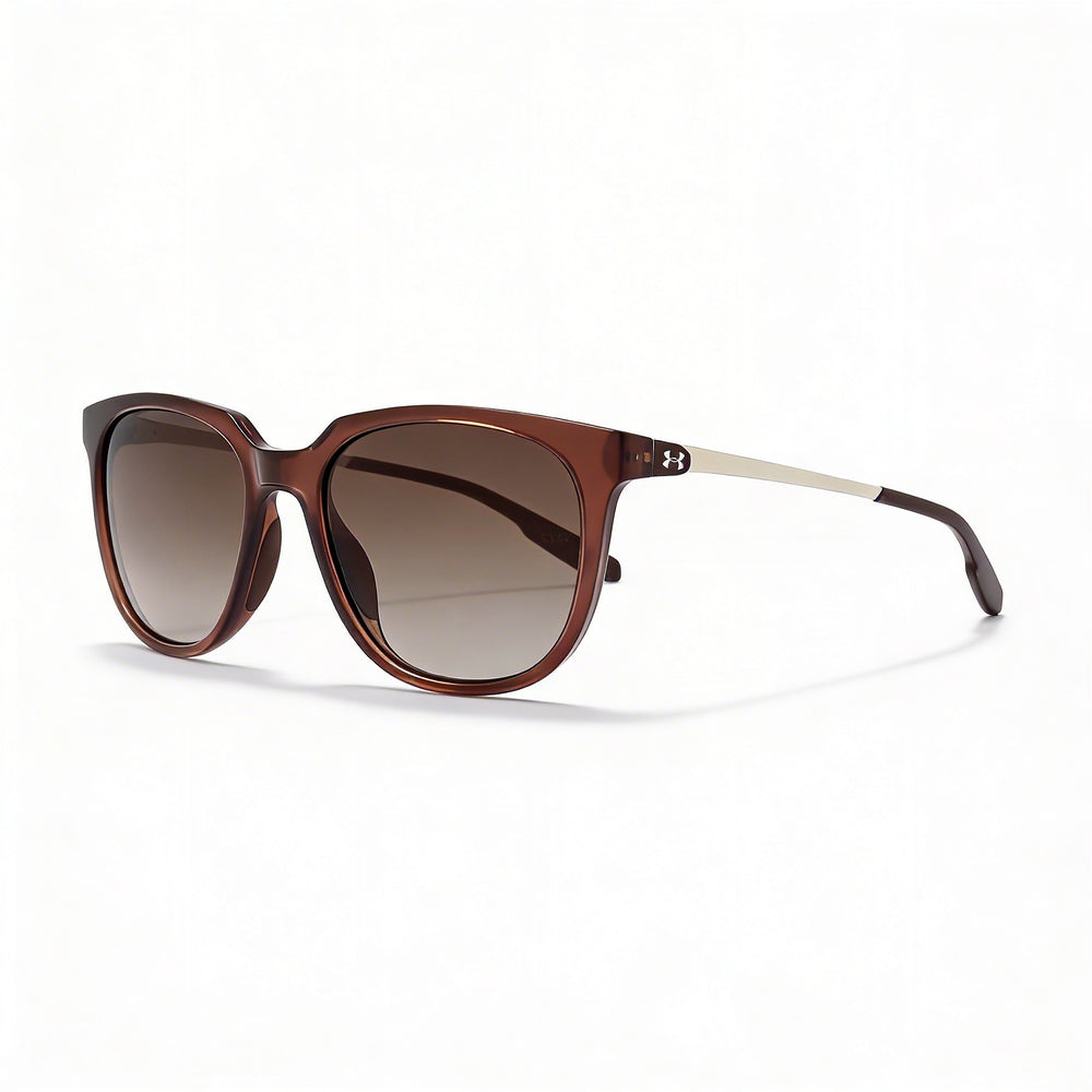 Gafas de sol Under Armour UA Circuit para mujer, de poliamida cristal marrón, con protección UV, talla 54-18-145