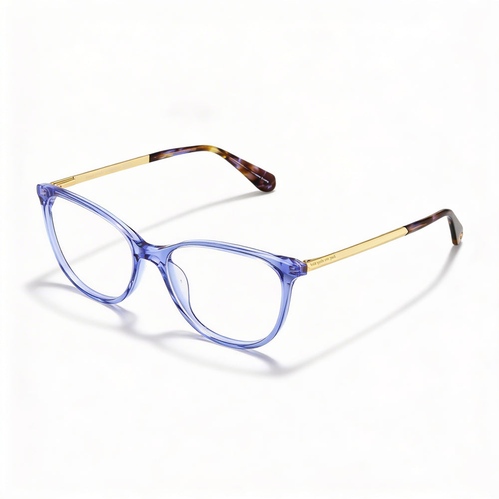 kate spade new york KIMBERLEE Women's Blue Plastic Frame Polarized Lenses Sunglasses 52 Millimeter Lens Width