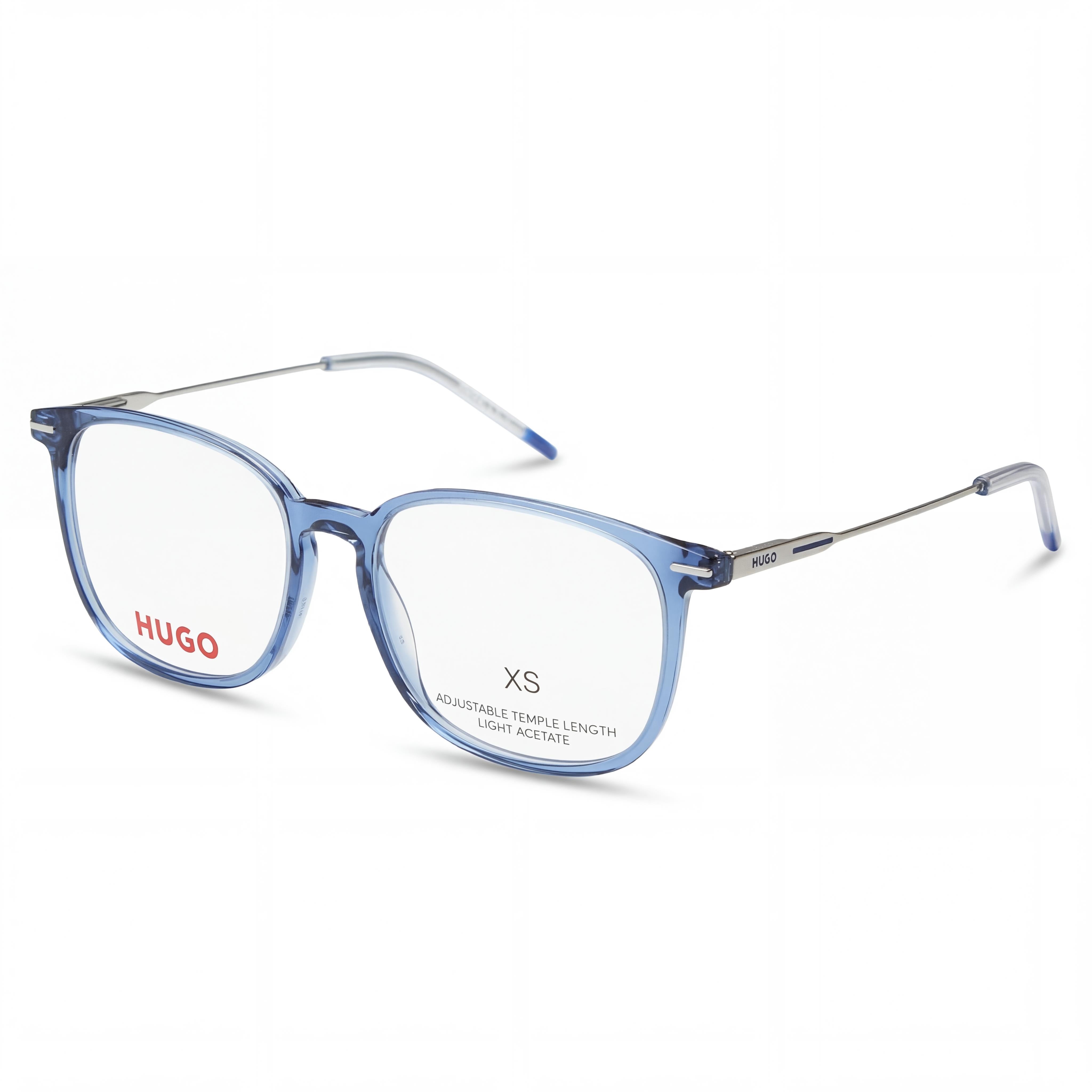 Gafas de sol Hugo Boss HG 1205 para mujer, estilo moderno, con montura de magnesio azul y lentes de policarbonato de 52 mm, Photo 1