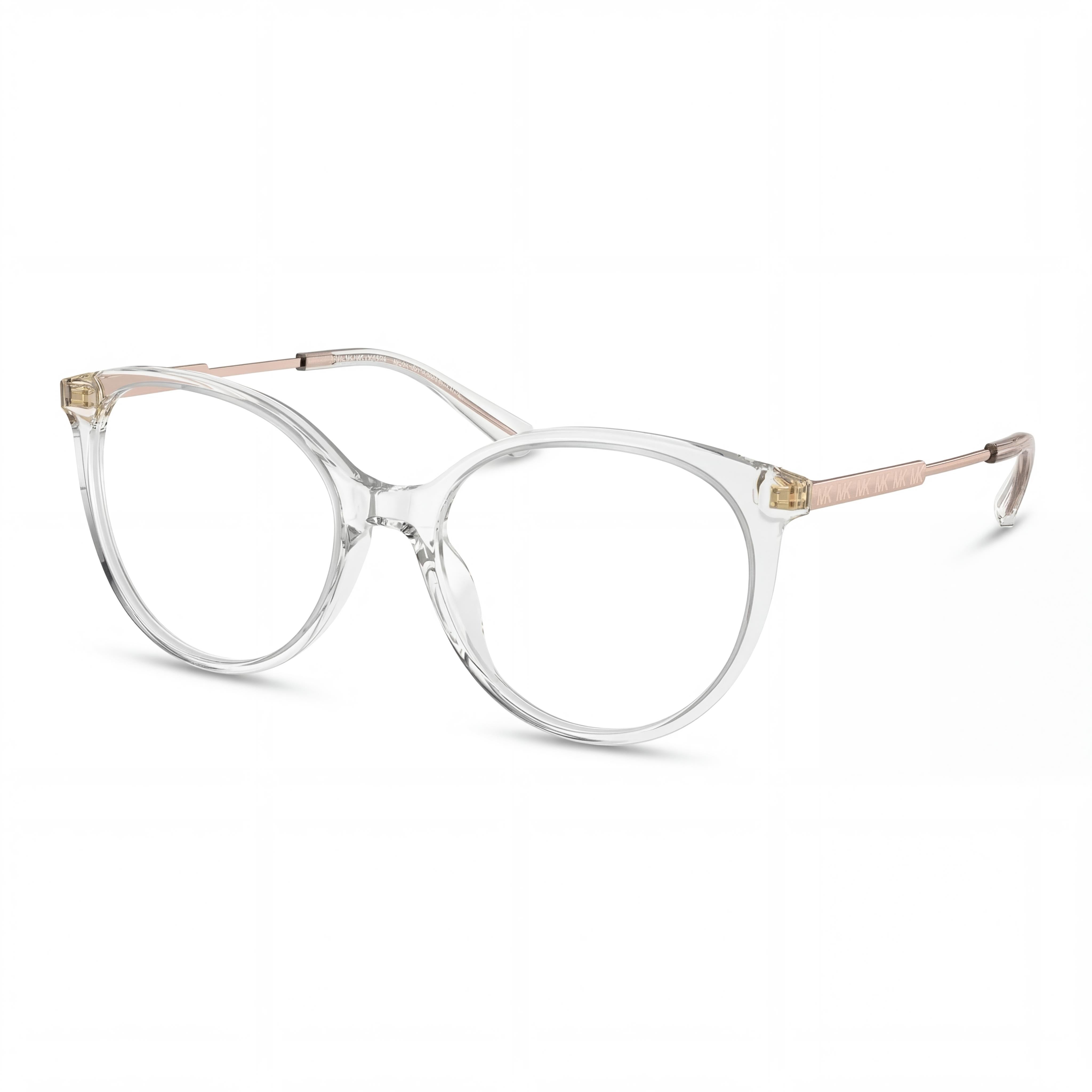 Gafas Michael Kors Mk 4093f para mujer con montura de plástico transparente y lentes de policarbonato de 53 mm, Photo 1