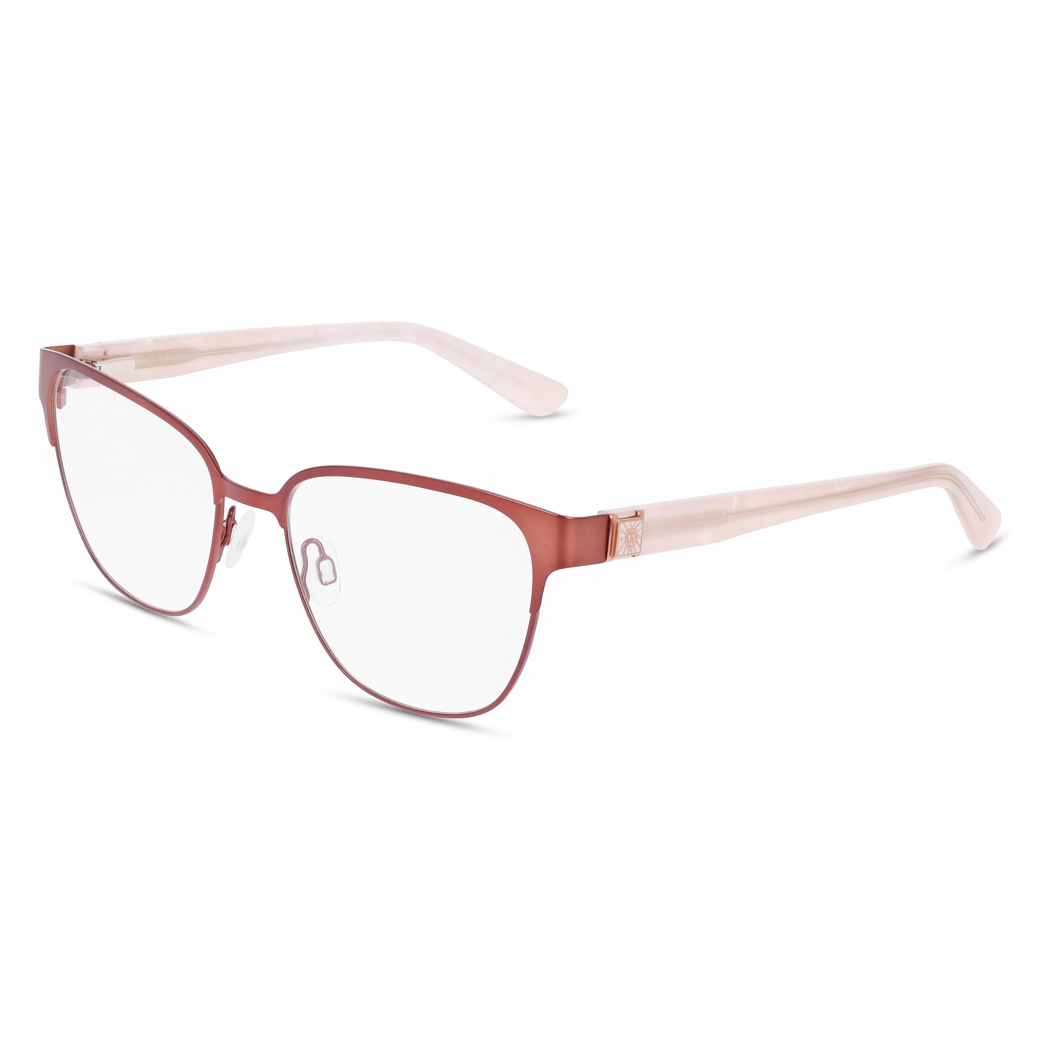 Anne Klein Ak5122 Unisex Acetate Mocha Eyeglasses with Polycarbonate Lenses 52-17-135, Photo 1