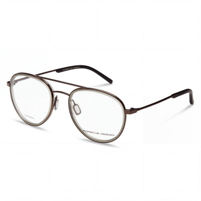 Porsche P8366 Modern Women's Brown Acetate Eyeglasses Frame 53mm