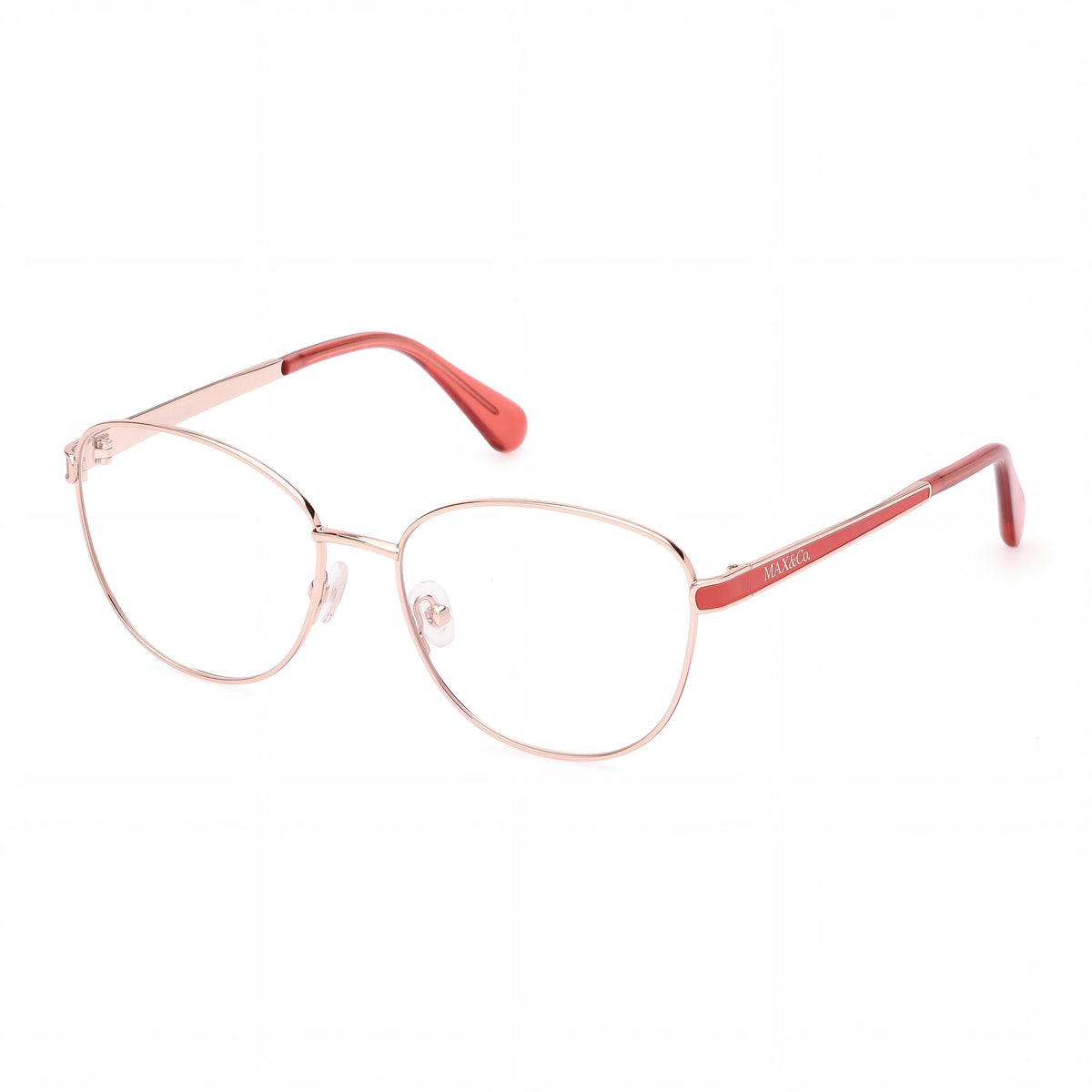 Max & Co. MO5148 028 Women's Eyeglasses with Shiny Rose Gold Frame - Lens Width 54mm, Bridge 16mm, Temple Length 140mm, Photo 1