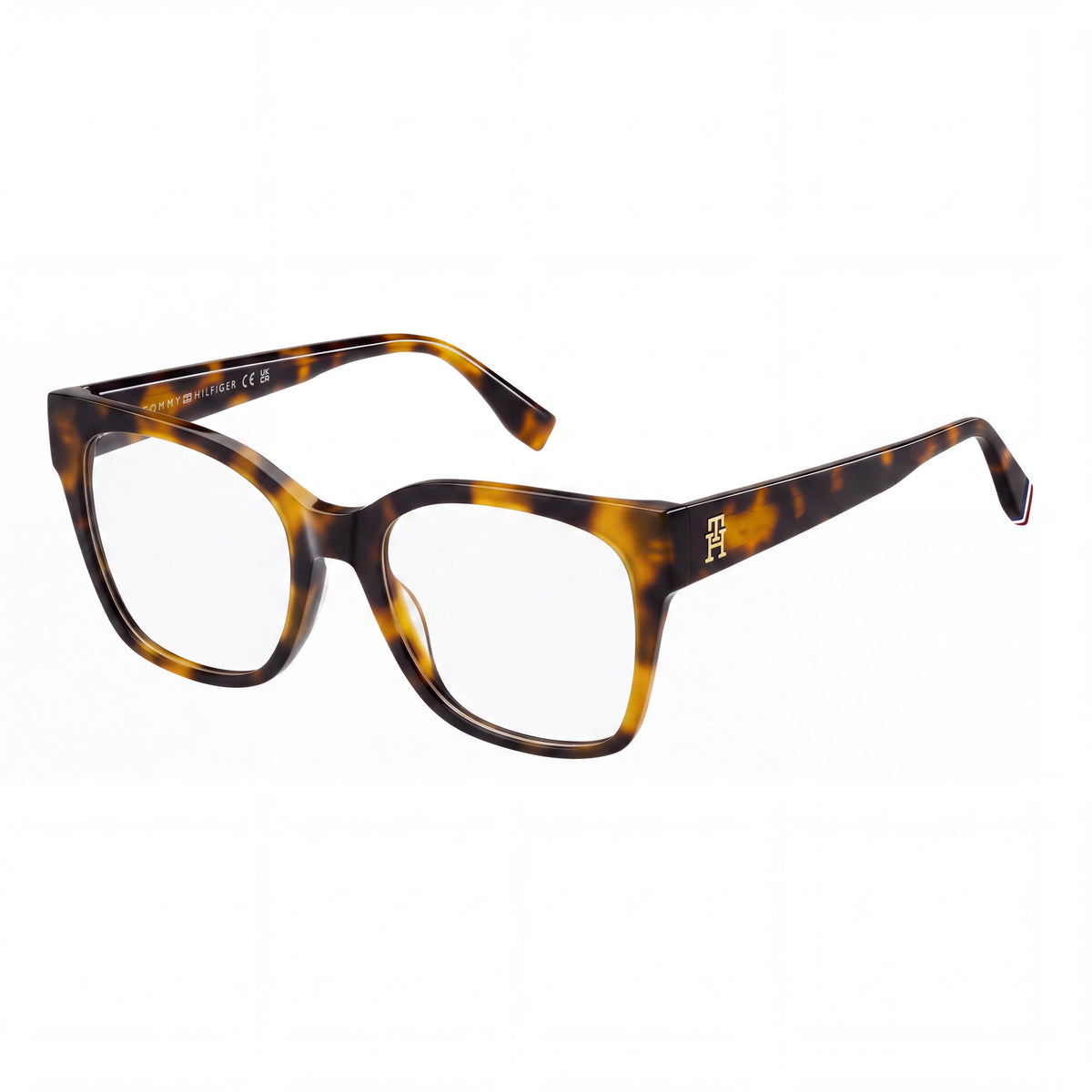 Tommy Hilfiger TH 2157 Women's Yellow Acetate Frame Sunglasses with Yellow Havana Lenses 52-19-140, Photo 1