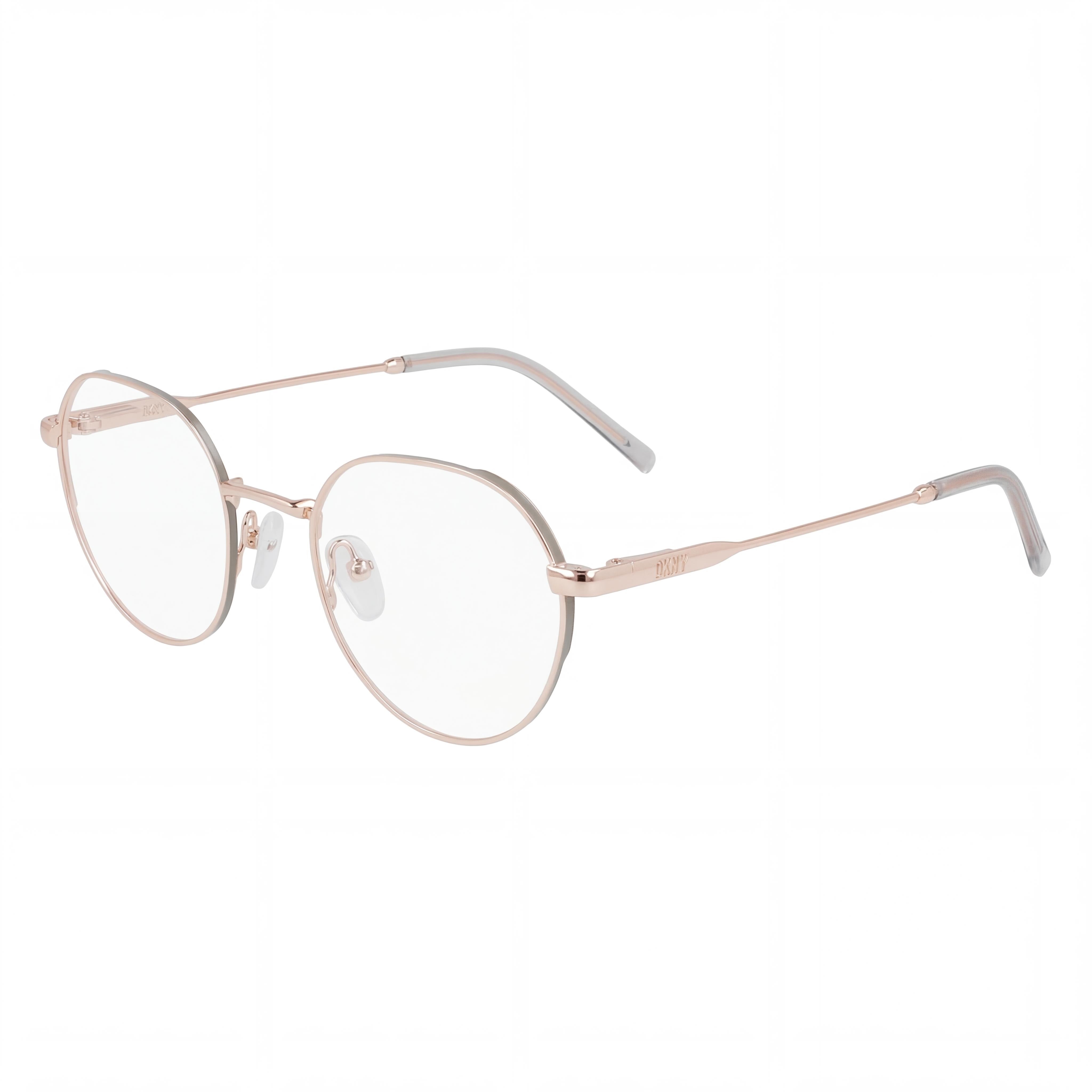 Gafas DKNY Modern para mujer, de metal, color oro rosa, no polarizadas, 48 ​​mm, Photo 1