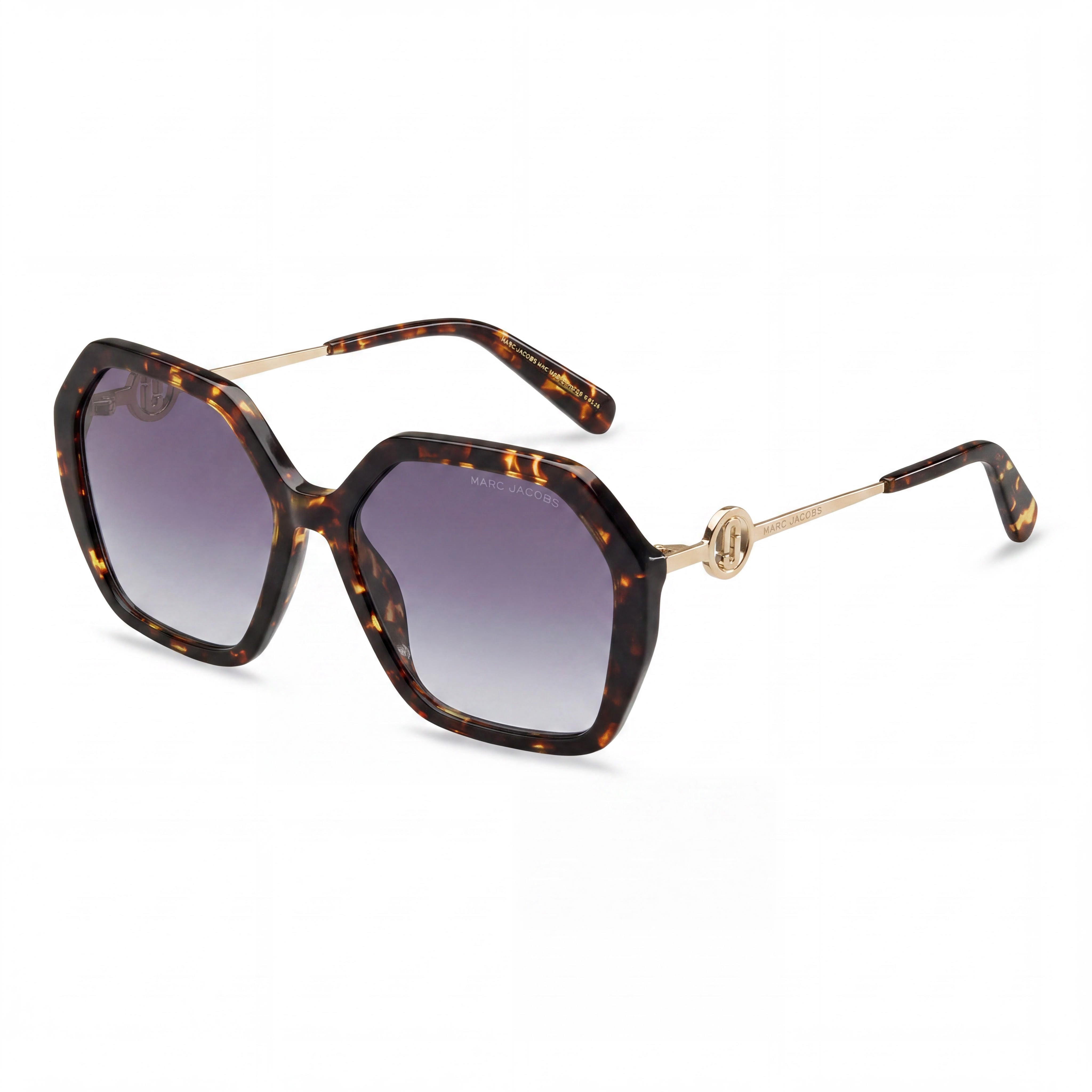 Marc Jacobs MARC 689/S Fashion Women's Acetate Havana Grey Sunglasses with Grey Azure Lenses 57-17-135, Photo 1