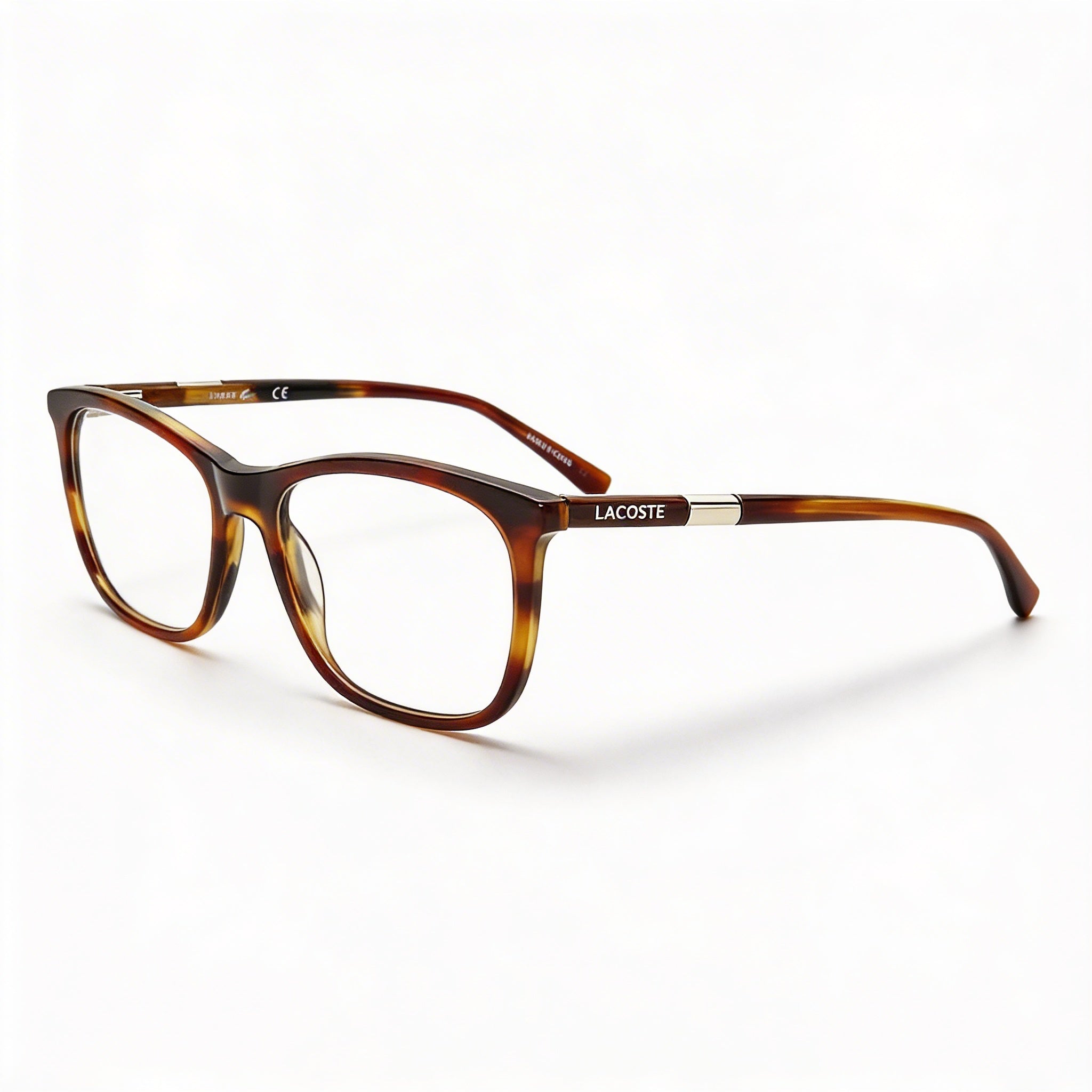 Gafas Lacoste Casual Havana de acetato para mujer, ancho de lente: 57 mm, puente: 18 mm, patilla: 145 mm, Photo 1