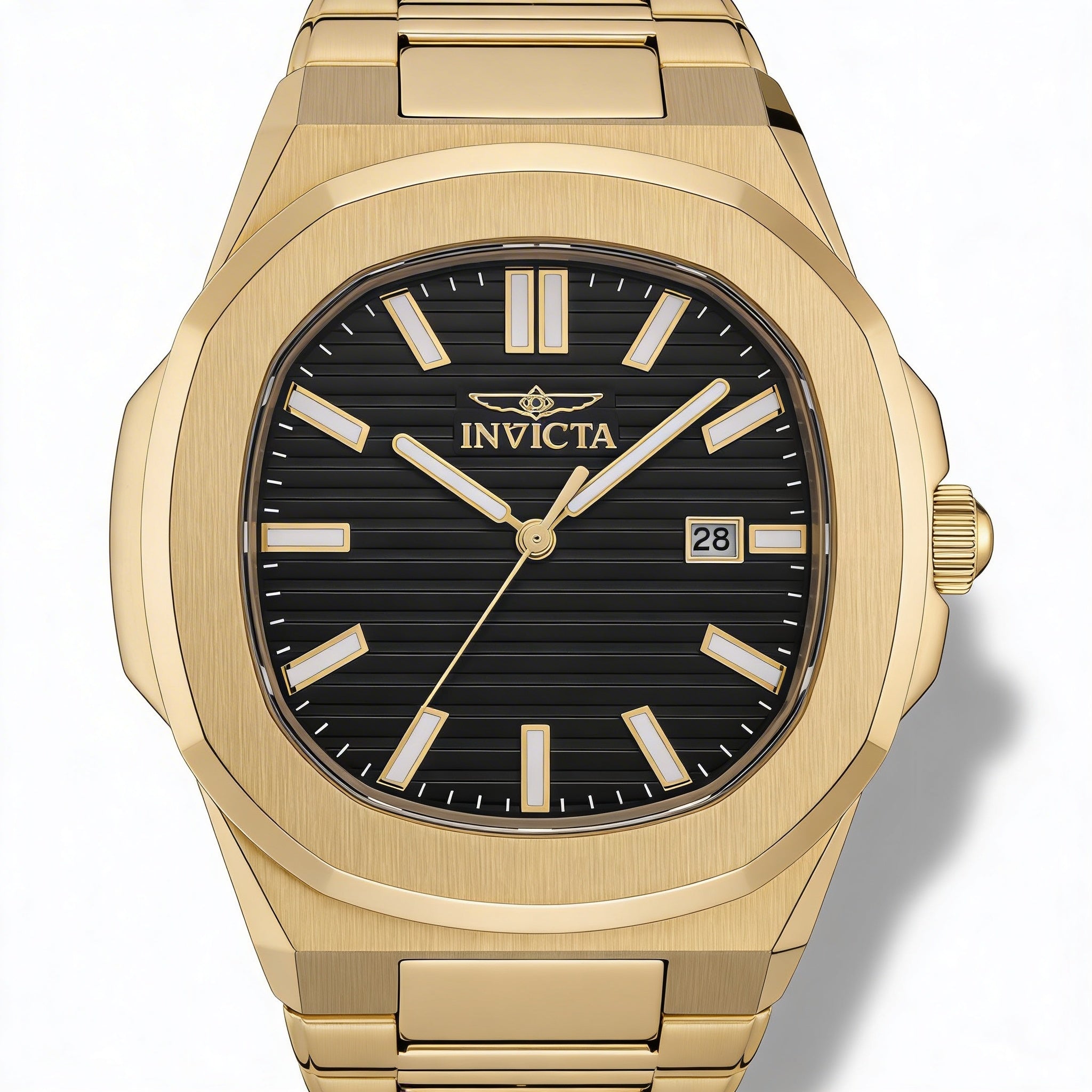 Invicta Speedway 48516 Unisex Gold Stainless Steel Black Dial 41mm, Photo 1