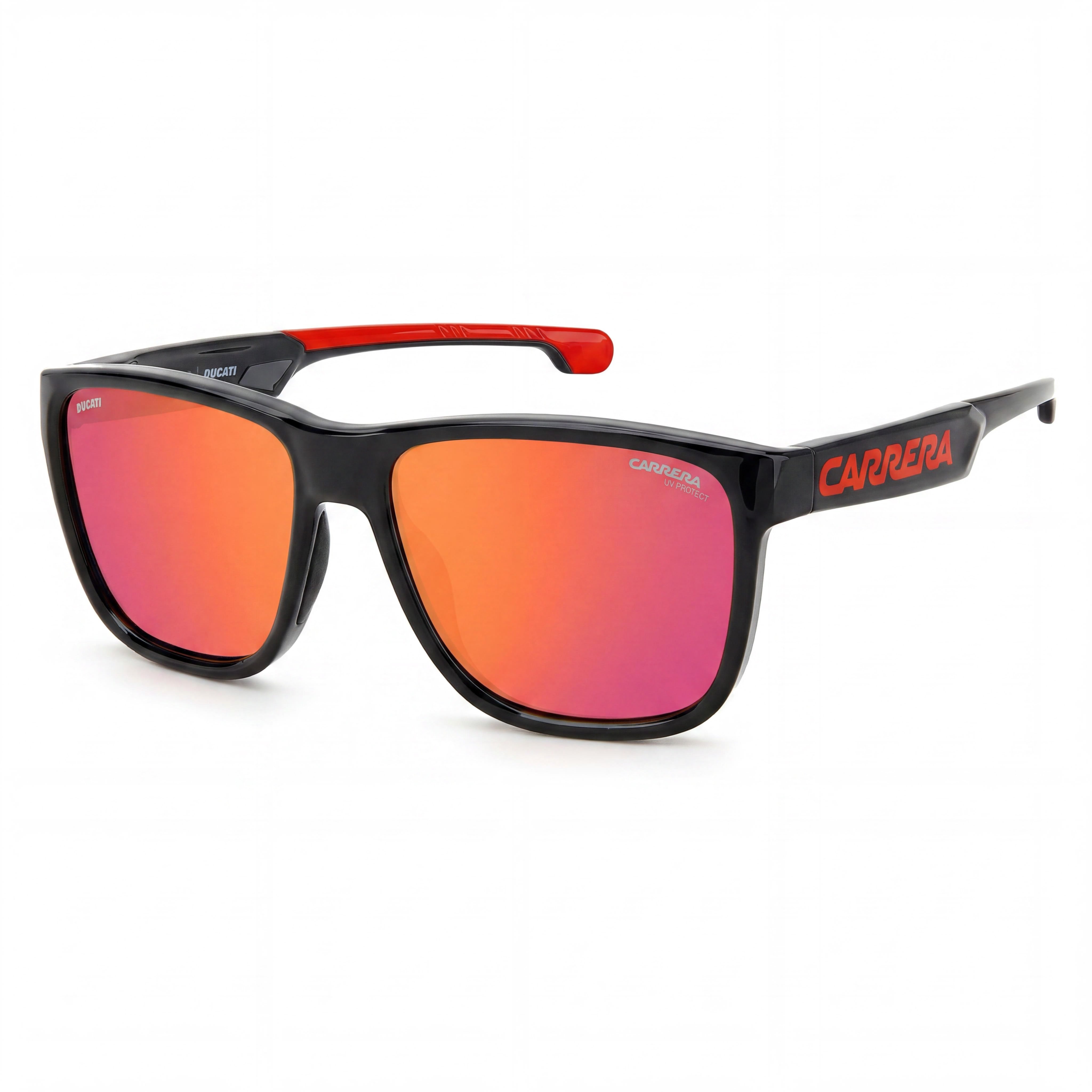 Carrera Carduc 003/S Unisex Black and Red Injection Frame Red Black Non-Polarized 57mm UV Protected, Photo 1