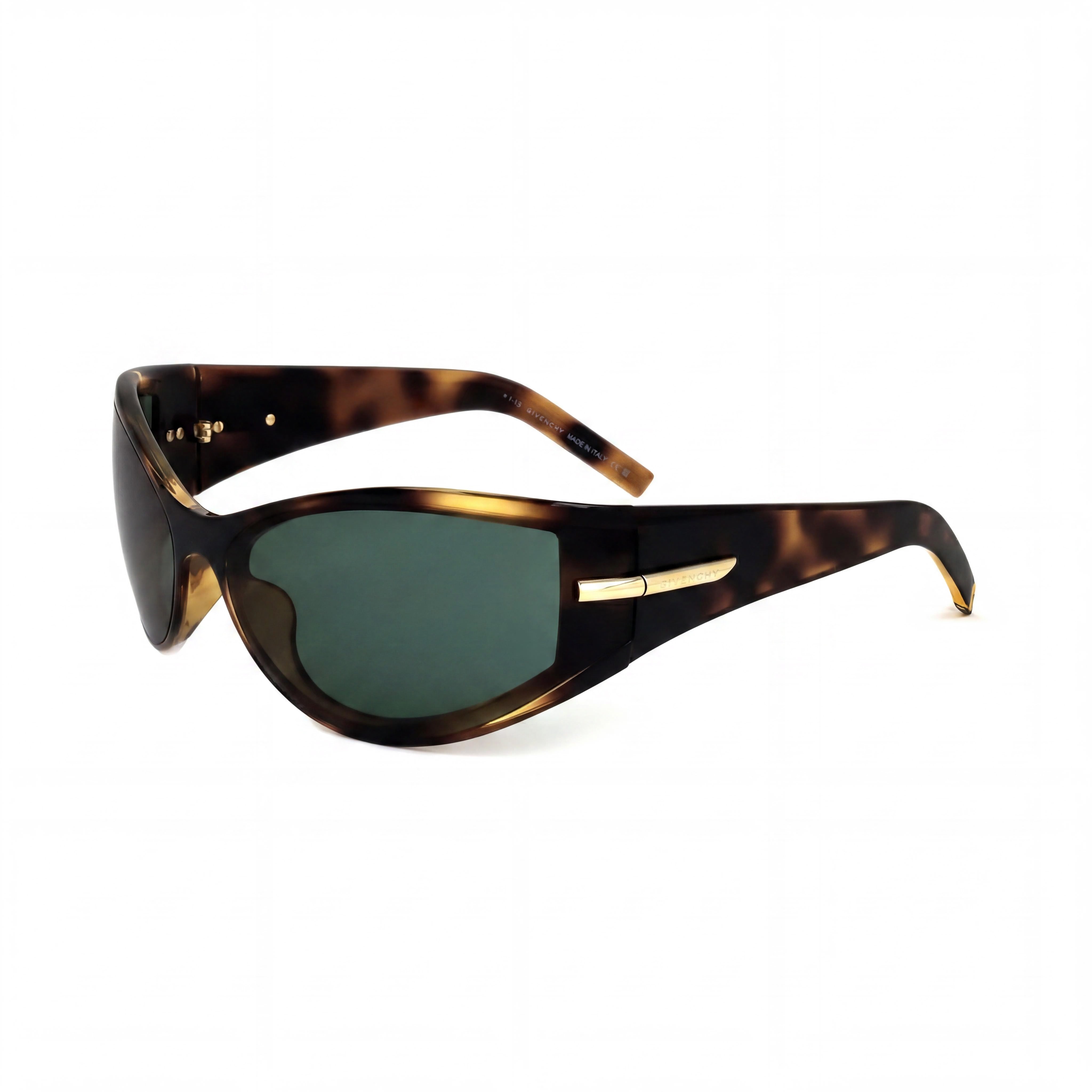 Gafas de sol Givenchy Casual para mujer, montura de plástico azul claro, lentes verdes, protección UV 400, 75-16-120 mm, Photo 1