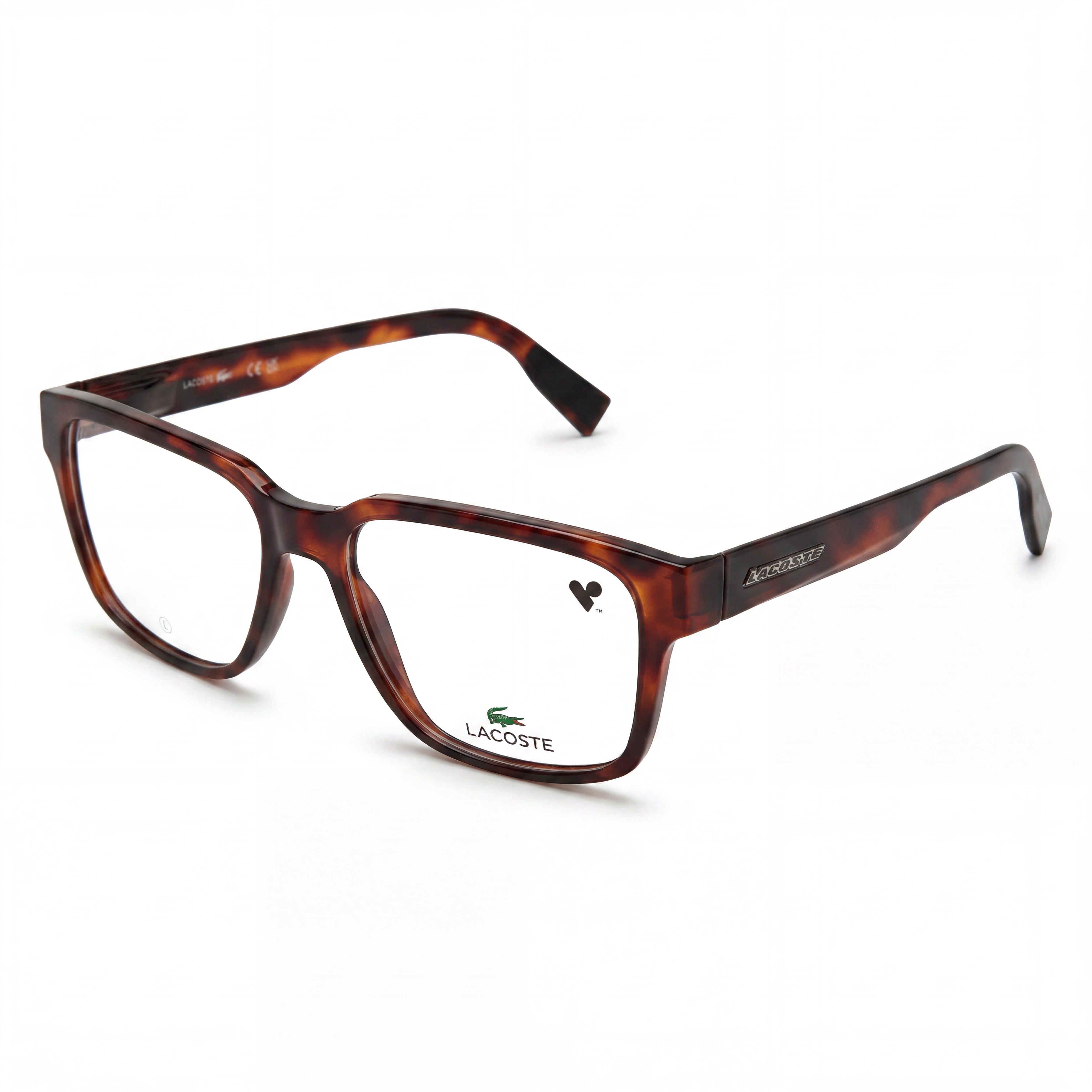 Gafas de hombre Lacoste L2927 Rectangulares Havana INYECTADAS No Polarizadas 56mm, Photo 1