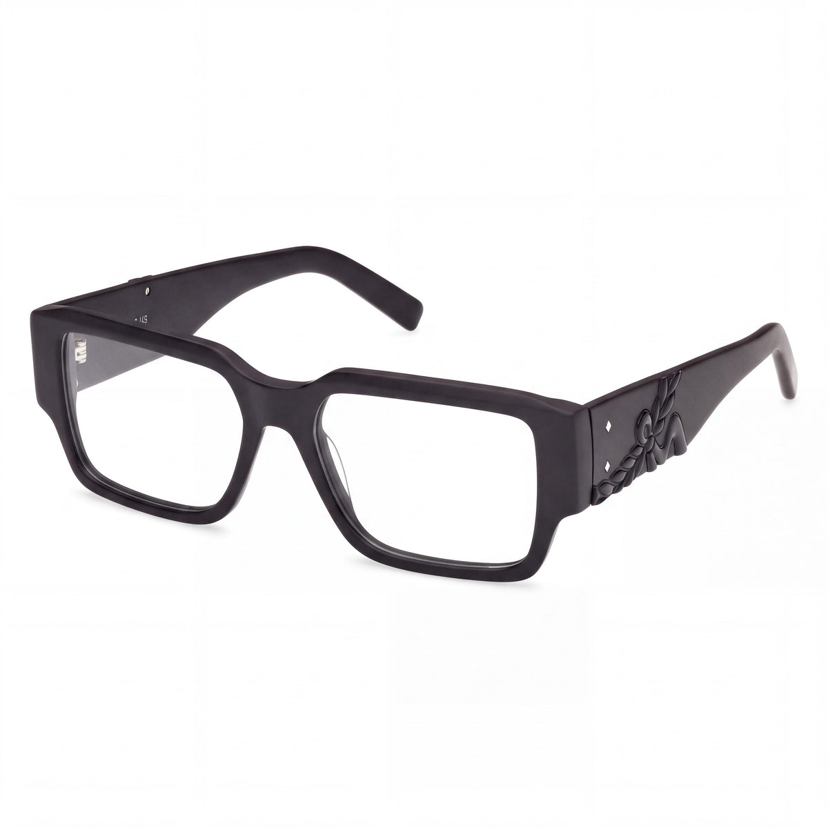 MCM WORLDWIDE Casual Men's Full Rim Plastic Matte Black Eyeglasses with Clear Demo Lenses, Prescription Ready 52-16-140, Photo 1