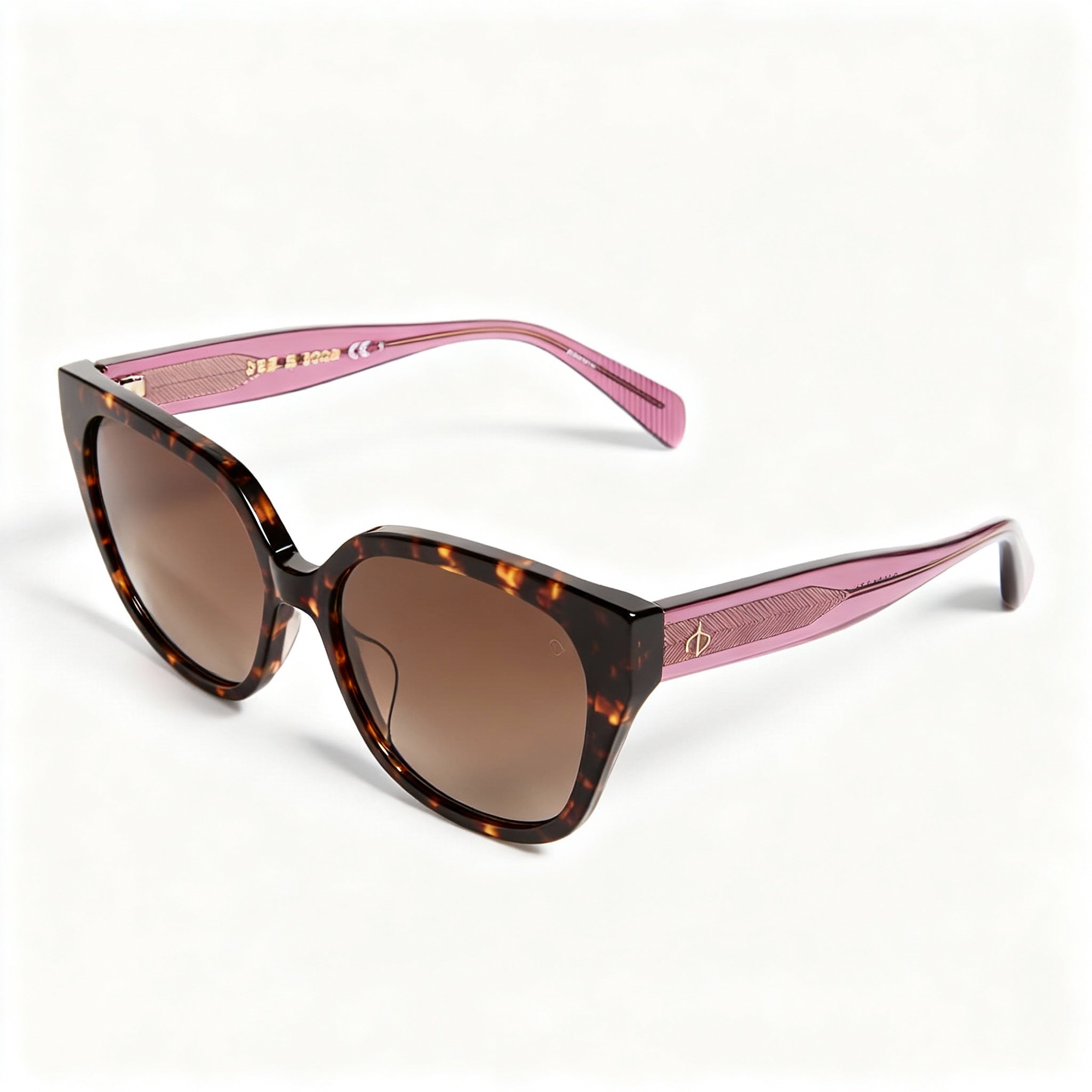 Rag & bone Classic Women's Tortoise Plastic Frame Non-Polarized Brown Shaded Sunglasses 56mm