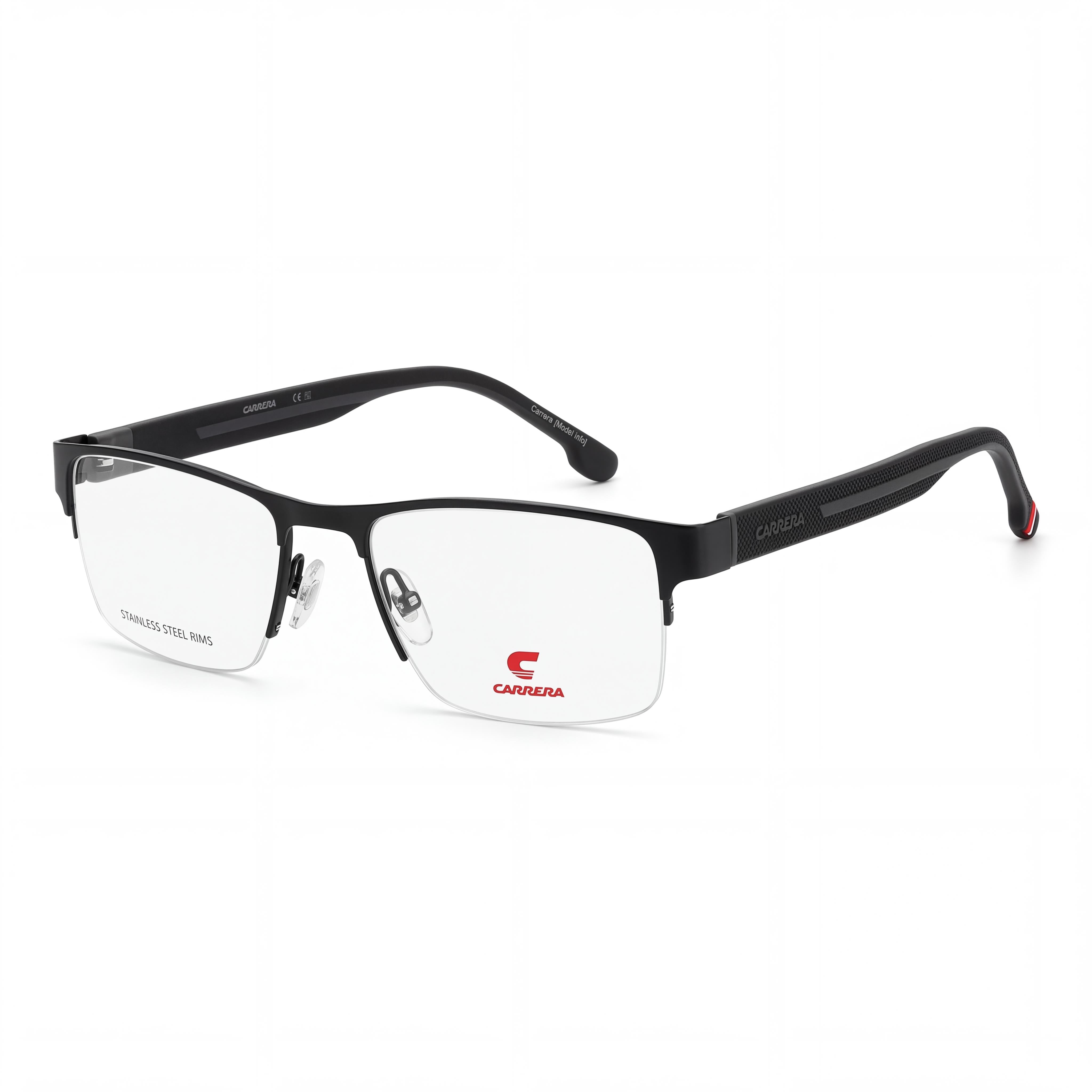 Carrera Carrera 8893 Modern Style Unisex Sunglasses with Stainless Steel Frame Black Grey Lenses 54mm, Photo 1