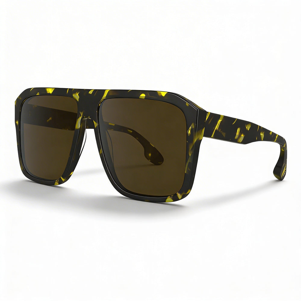 Victoria Beckham Fashion-Forward Women's Plastic Non-Polarized Sunglasses Black, Yellow, Havana Frame 14mm Bridge 140mm Temple