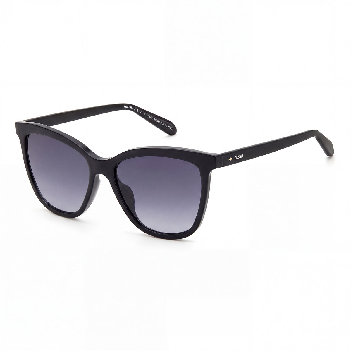Fossil 2115/G/S Gafas de sol para mujer Cat Eye ECO POLIAMIDA Protección UV No Polarizadas 56mm - Gris cristal ahumado, Photo 1