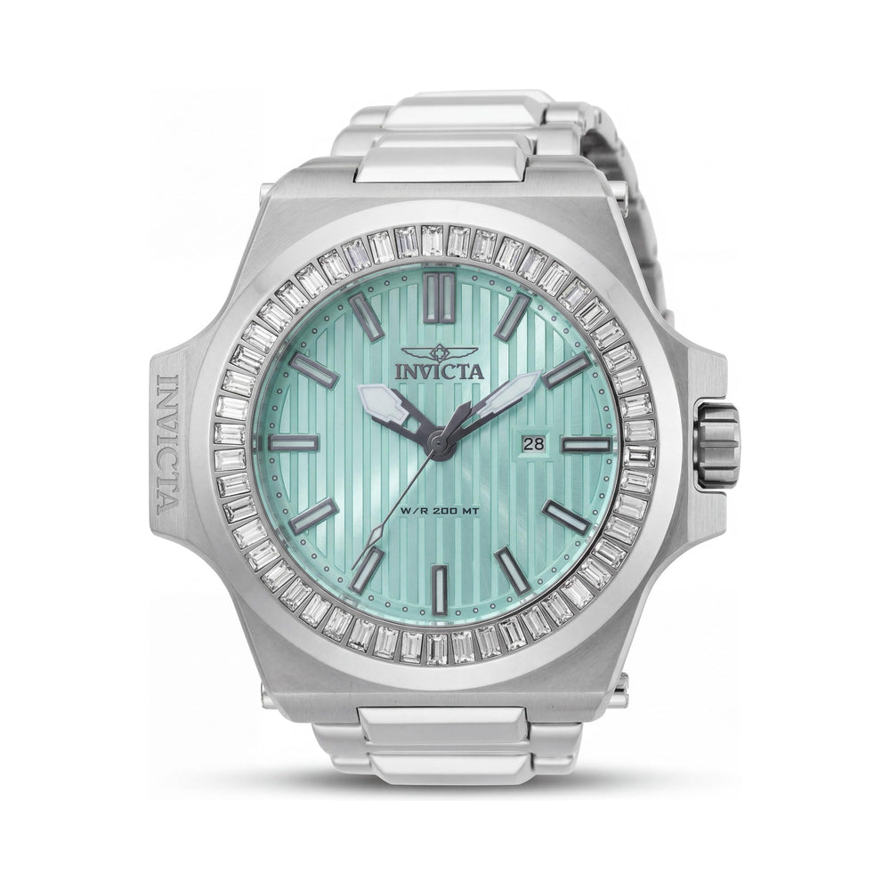 Invicta Akula 49133 Men's Stainless Steel Bracelet Watch, Blue Dial, Quartz, 58mm Case, 20 ATM Water Resistant