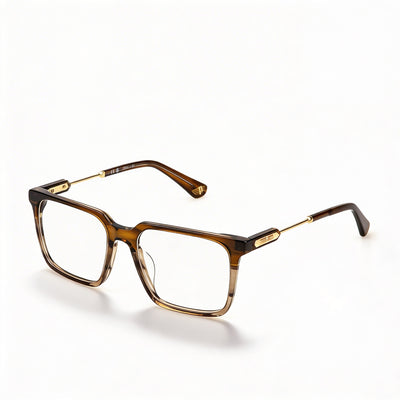 Police VPLN28 Casual Multicoloured Unisex Eyeglasses 53 with Clear Demo Plastic Lenses - Prescription Ready Optical Frames