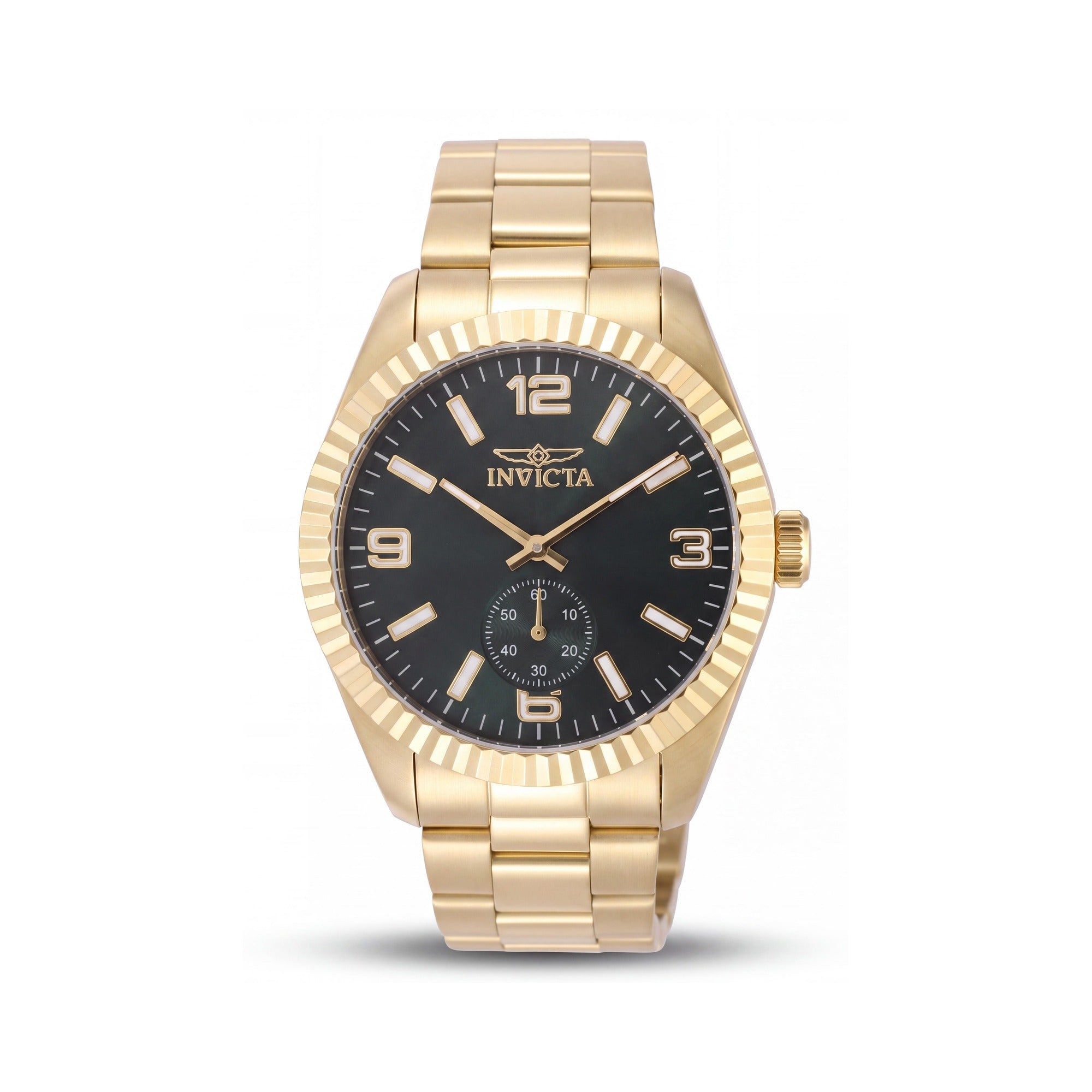 Reloj de pulsera Invicta Specialty 49390 de cuarzo para hombre, de acero inoxidable, esfera verde, 43 mm, Photo 1