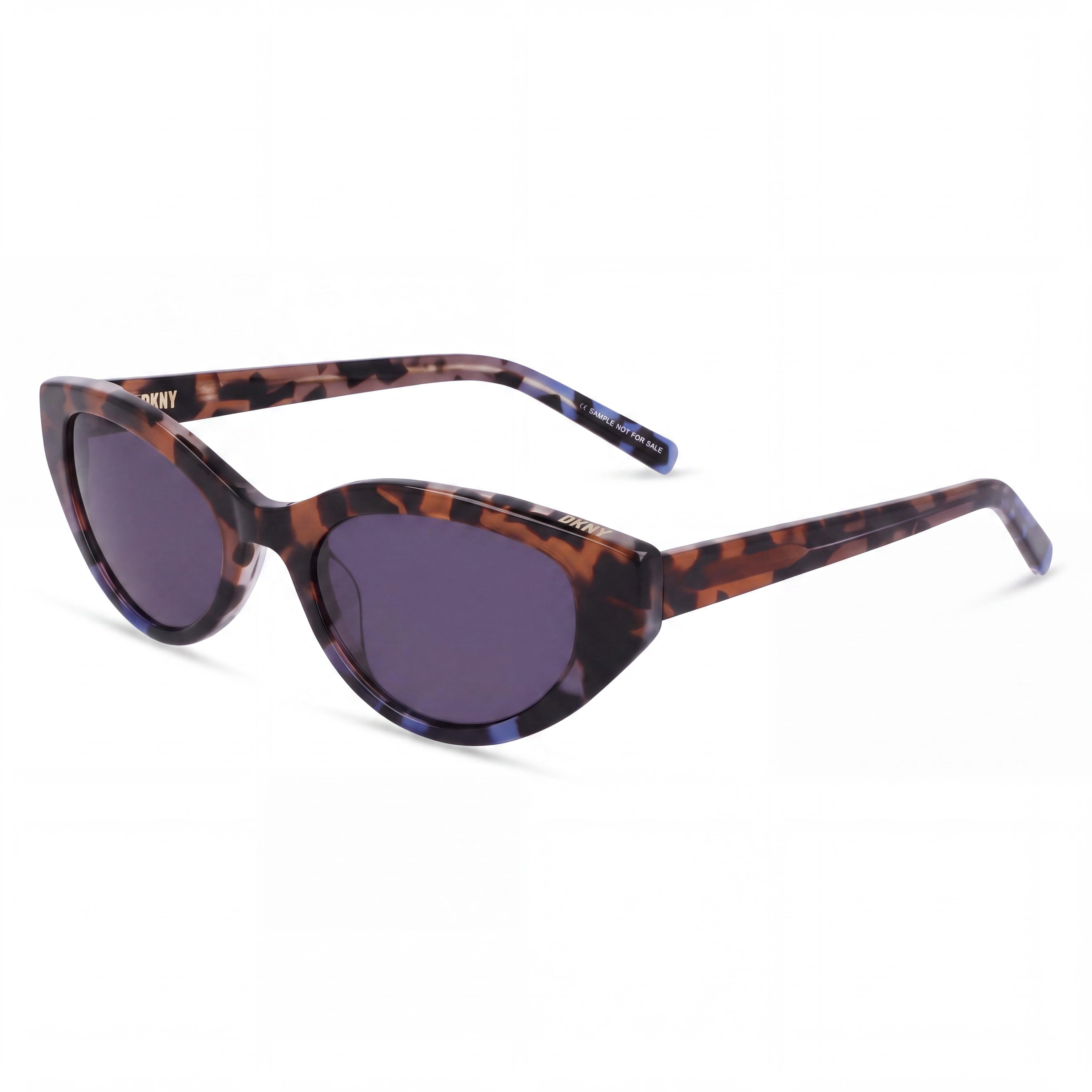 DKNY Classic Women's Stainless Steel UV Non-Polarized Eyewear, Mocha/Blue Tort Gradient, 51mm, Photo 1